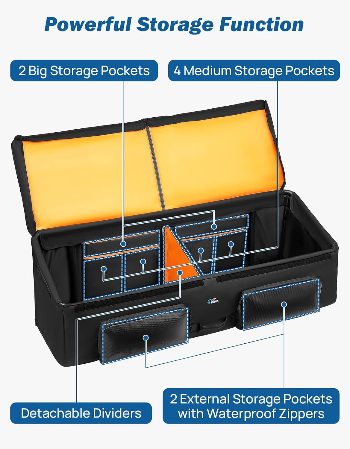 Full Size Truck Bed Cargo Box Organizer for Pickup