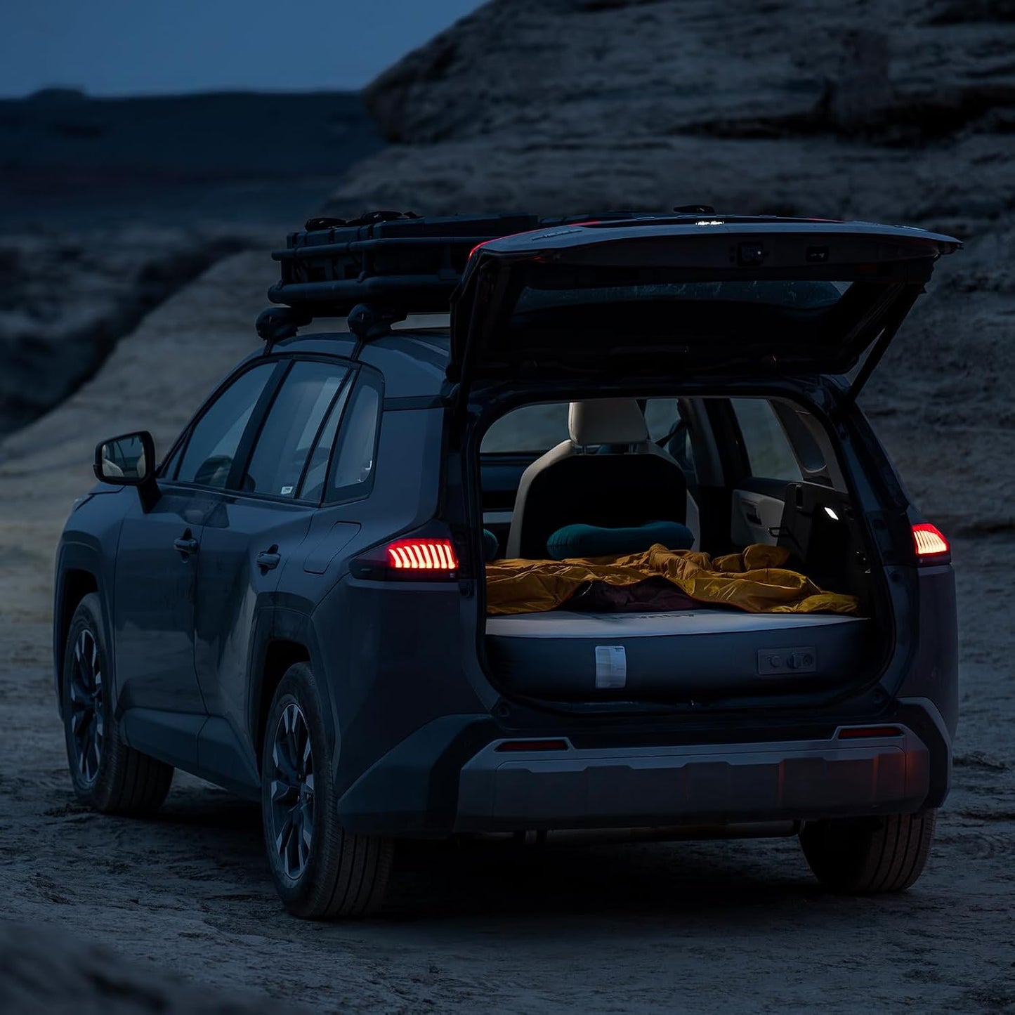 Havnby FlatCore TPU Backseat Mattress for RAV4 Generation 6, 4-inch Foam Camping Mattress for Road Trip Sleeping