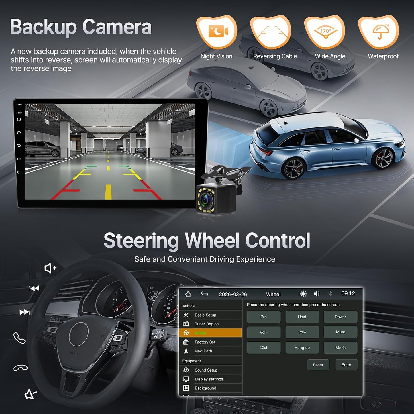 Leadfan Linux Car Radio Stereo for Ford Transit Connect 2010 2011 2012 2013 | Wireless Carplay Android Auto, Fast Boot 10.1" Touchscreen Head Unit for Transit Radio Upgrade Bluetooth FM SWC+Backup Camera Model B：No Memory Linux Radio
