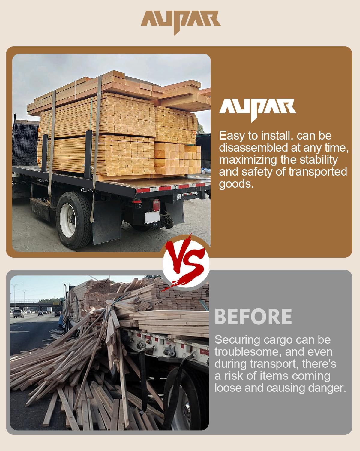 30" Adjustable C Channel Pipe Stake with Anti-Loss Cord, Heavy-Duty Steel Trailer Stake with 4 Adjustable Holes for Flatbed Trailer Hauler, 4 Pack