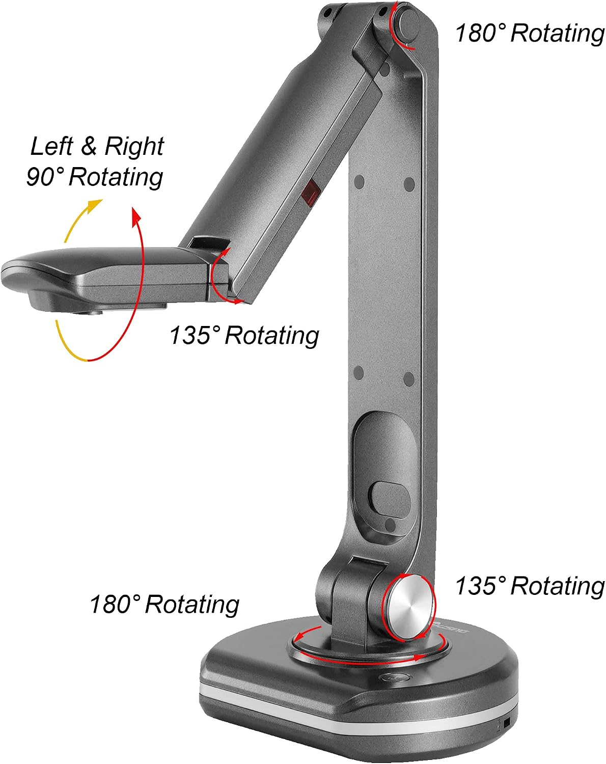 JOYUSING V500S 8MP Document Camera for Teachers, USB Visualiser for A3 Size, LED Light, AutoFocus, OCR for Windows, Classroom Presentation, Remote Teaching, Web Conferencing, Mac, Windows