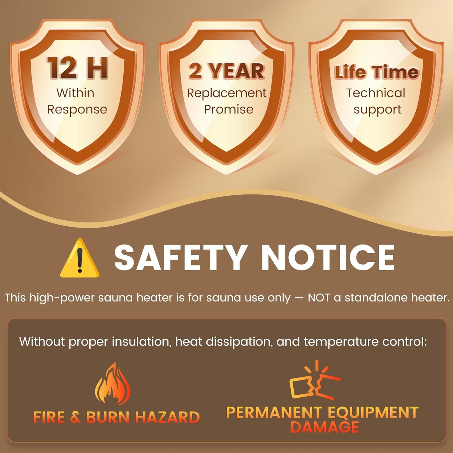 1500W Portable Dry Hot Air Heater for Sauna Tent, Electric Dry Steam-Free Sauna Heater with Adjustable Temp & Timer, Fast Heating Hot Air Generator for Home Personal Spa Therapy (120V) UL Standards