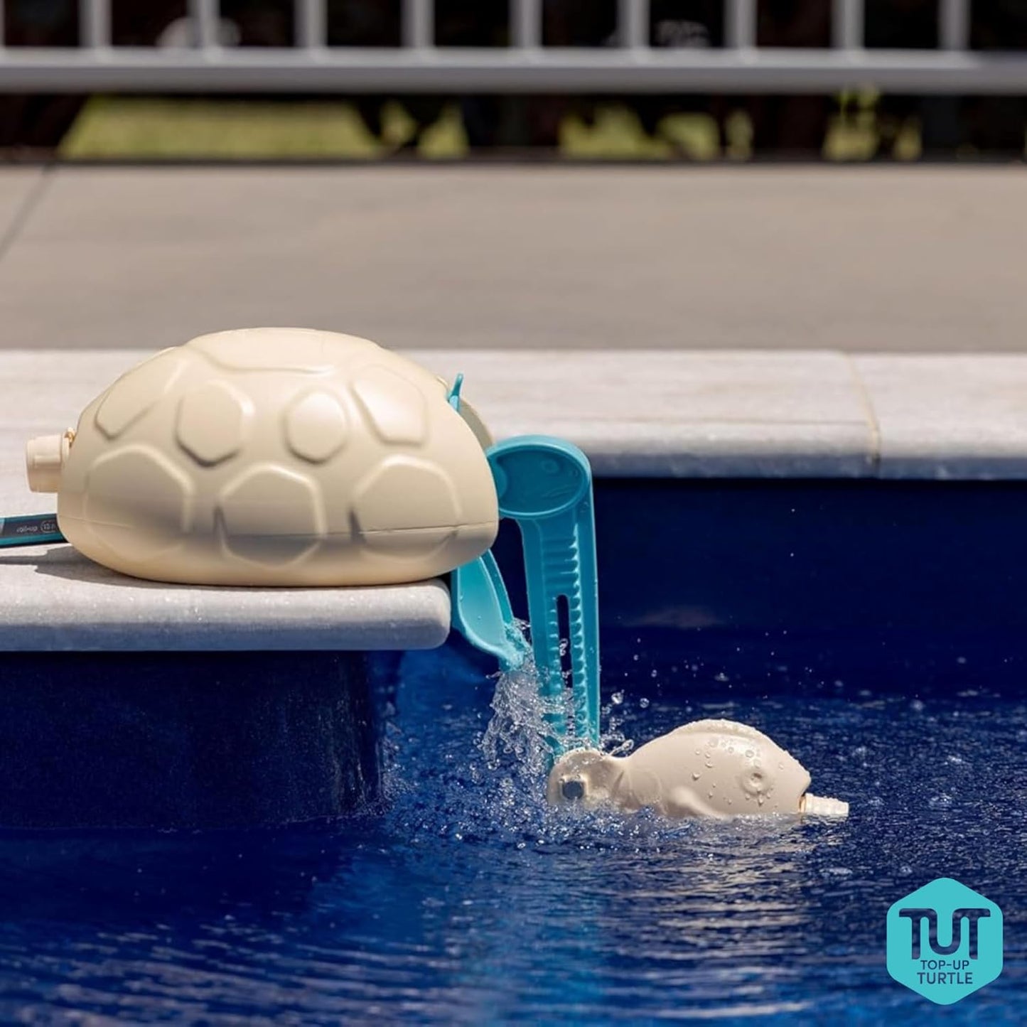 Top Up Turtle - Automatic Pool Filler – Auto Filler for Pool, Ponds & Water Features – Pool Water Leveler Auto Fill w/Adjustable Float Arm – UV-Protected Pool Auto Fill Float Valve - from Jobe Valves