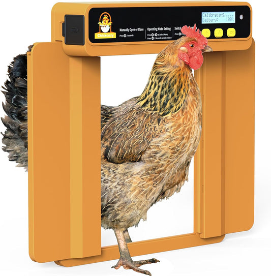 Automatic Chicken Coop Door Orange