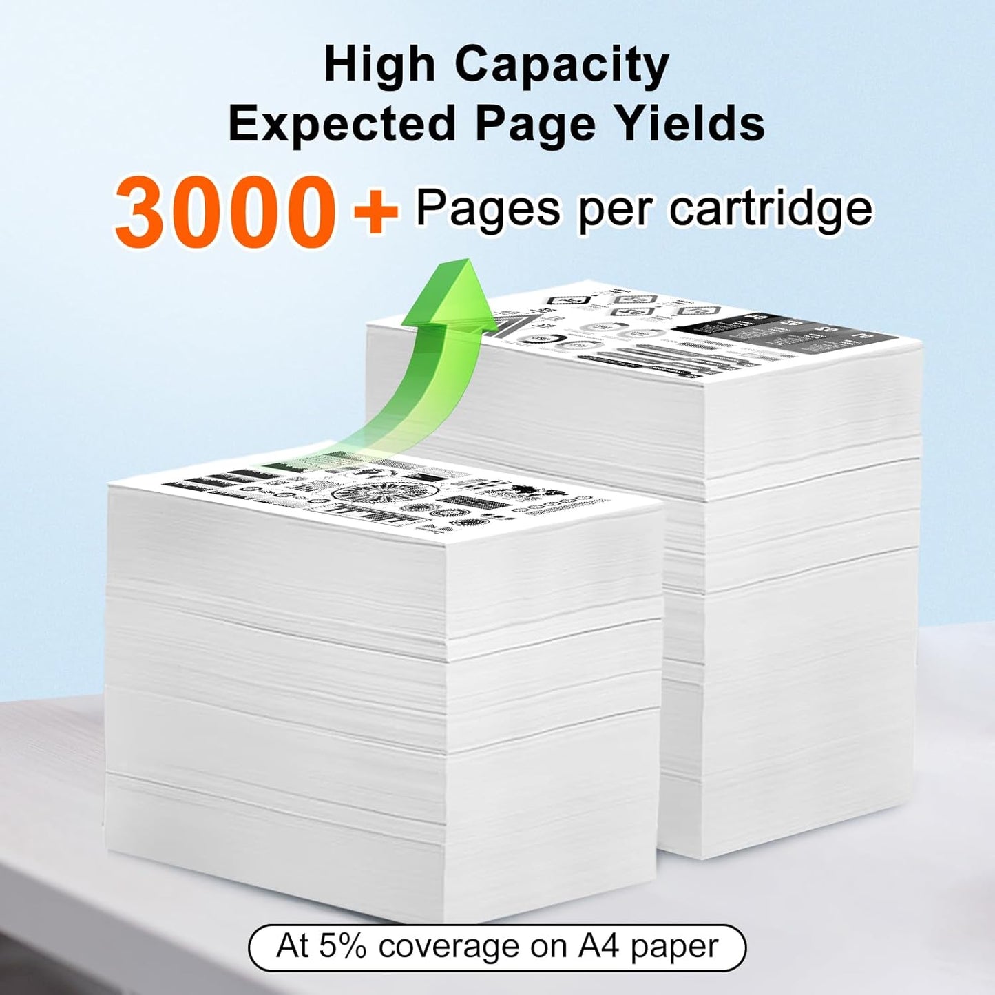 Compatible TN830XL Toner Cartridge Replacement for Brother TN830XL TN830 TN 830 Black Toner for Brother DCP-L2640DW HL-L2460DW HL-L2480DW HL-L2400D HL-L2405W MFC-L2820DW Printer 4 Pack(High Yield)
