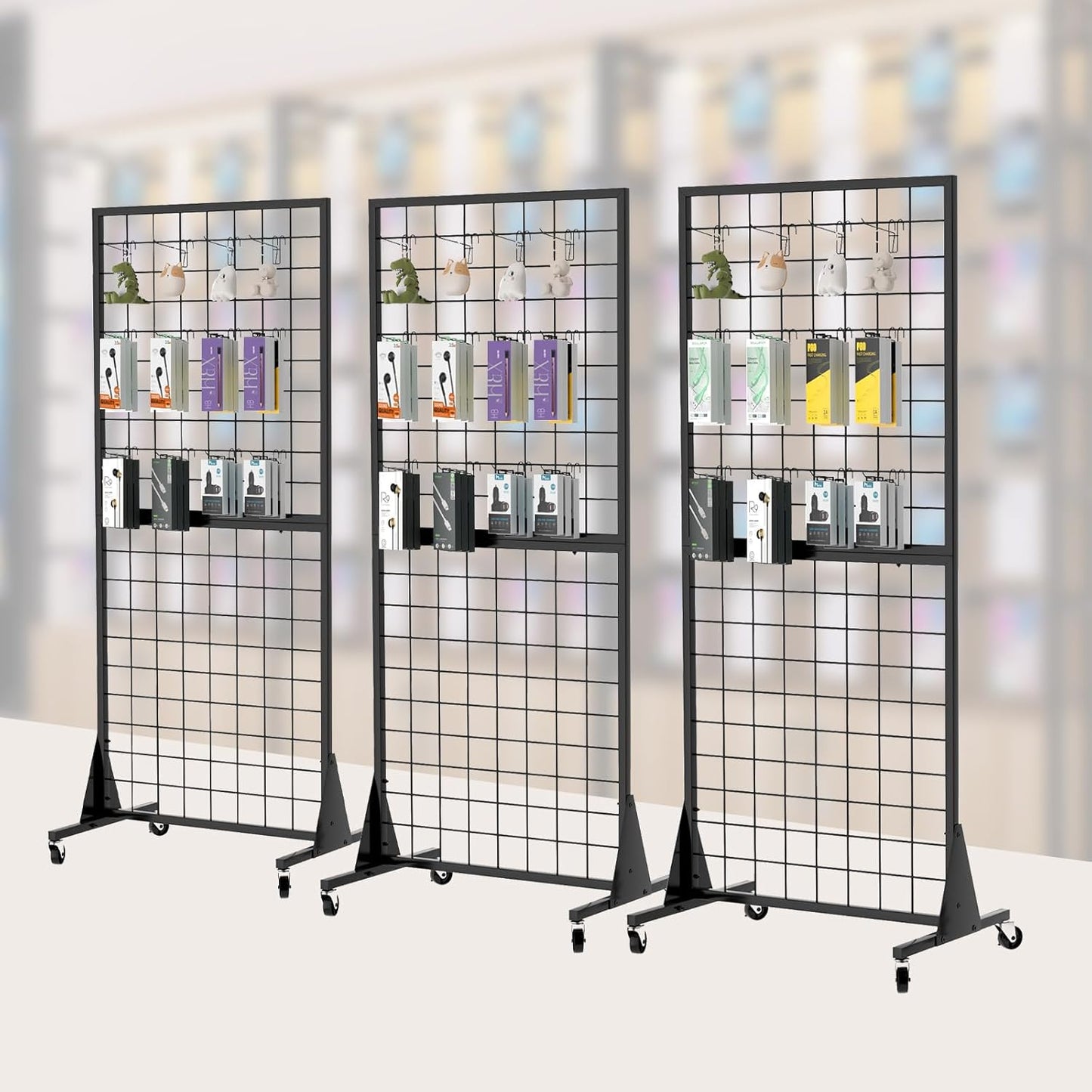 3-Pack 2x5.5 Ft Gridwall Panel Display