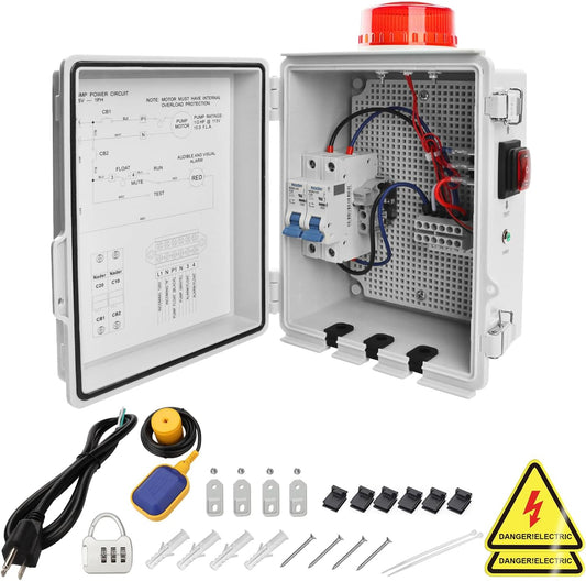 Septic Control Panel with Septic Alarm