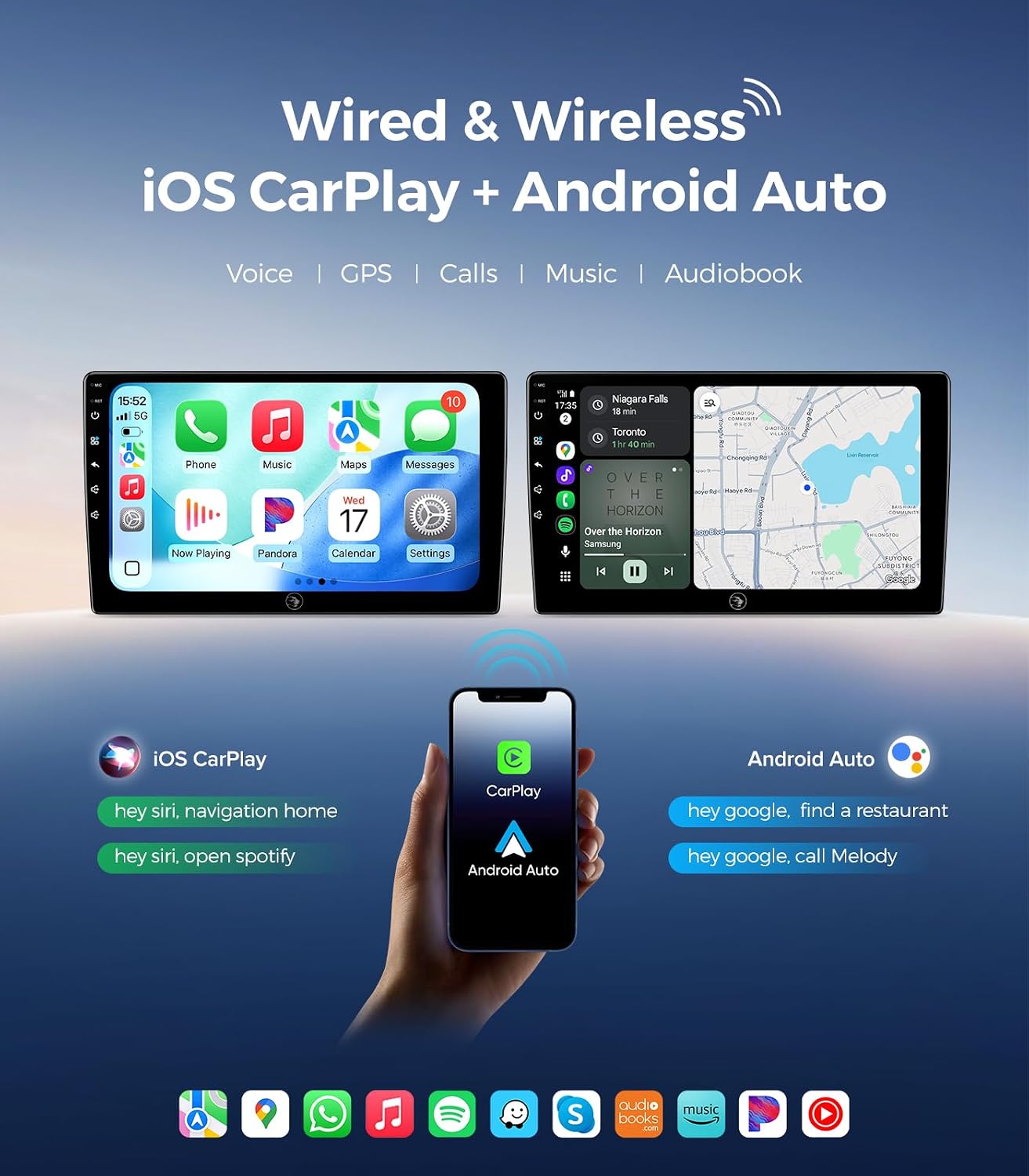 9 Inch QLED Linux Car Stereo Radio for Ford F150 2009-2012, Fast Boot Wireless CarPlay & Android Auto, Bluetooth AM/FM SWC Plug and Play