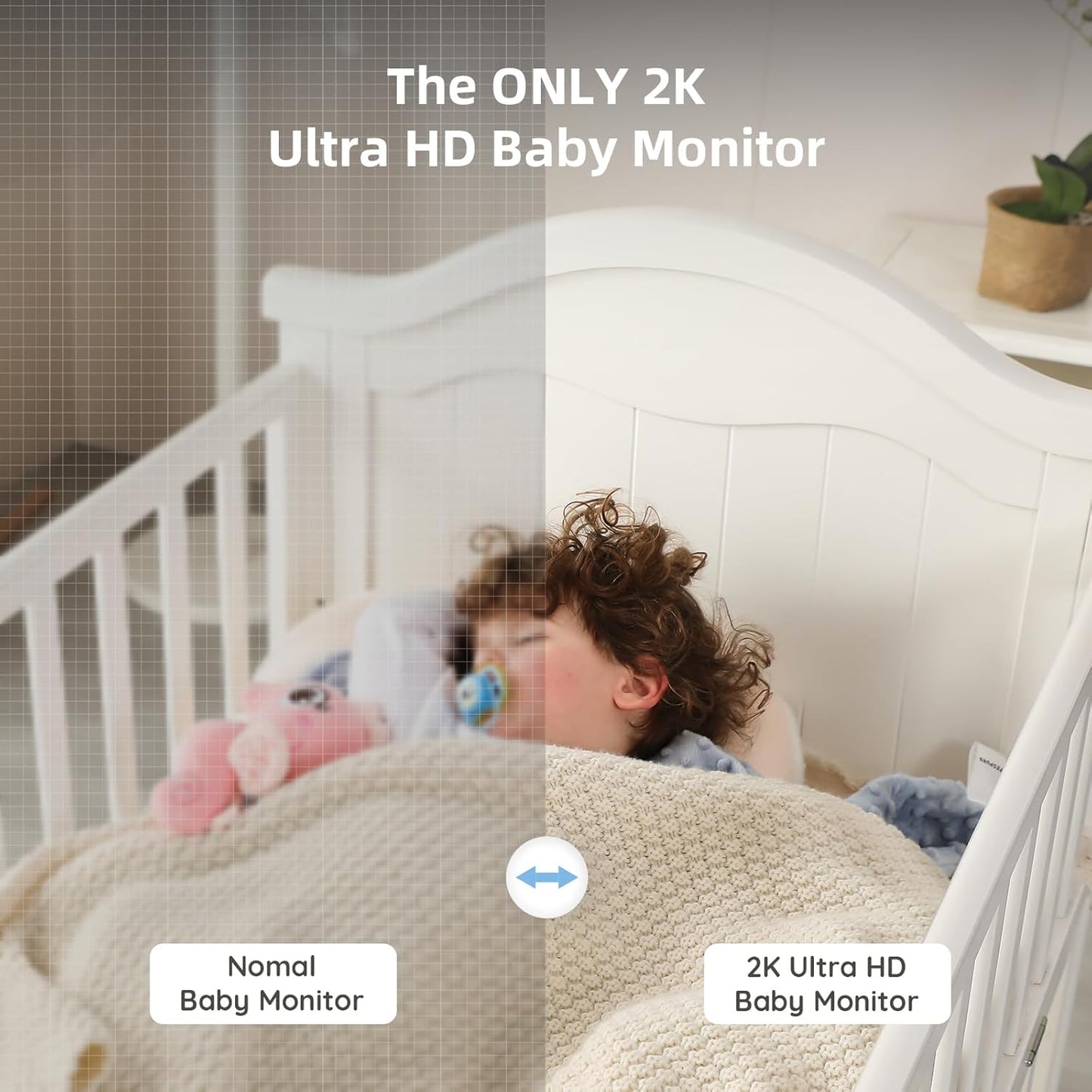 Ellie Baby Monitor with Camera and Audio