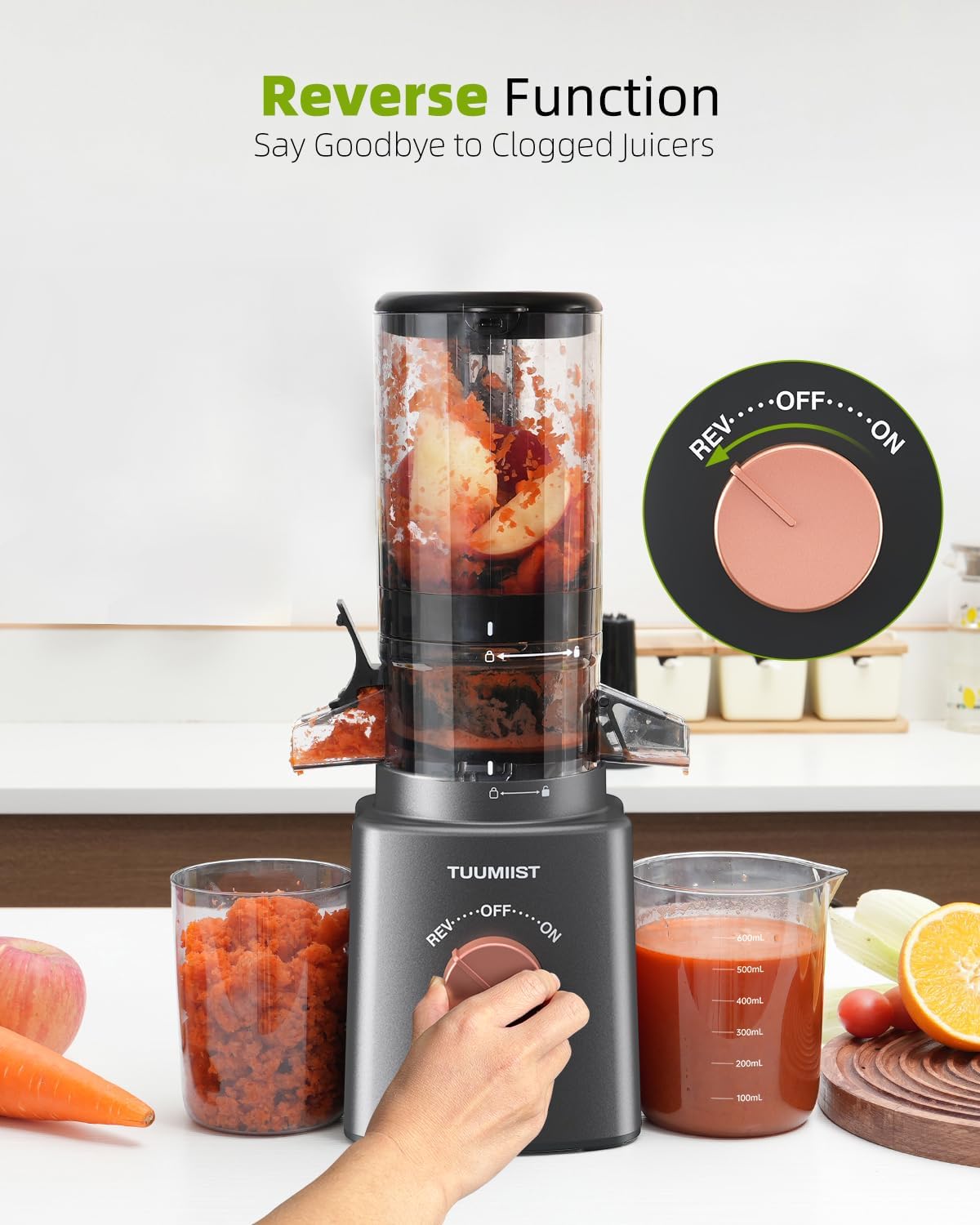 TUUMIIST extractor de jugos y vegetales