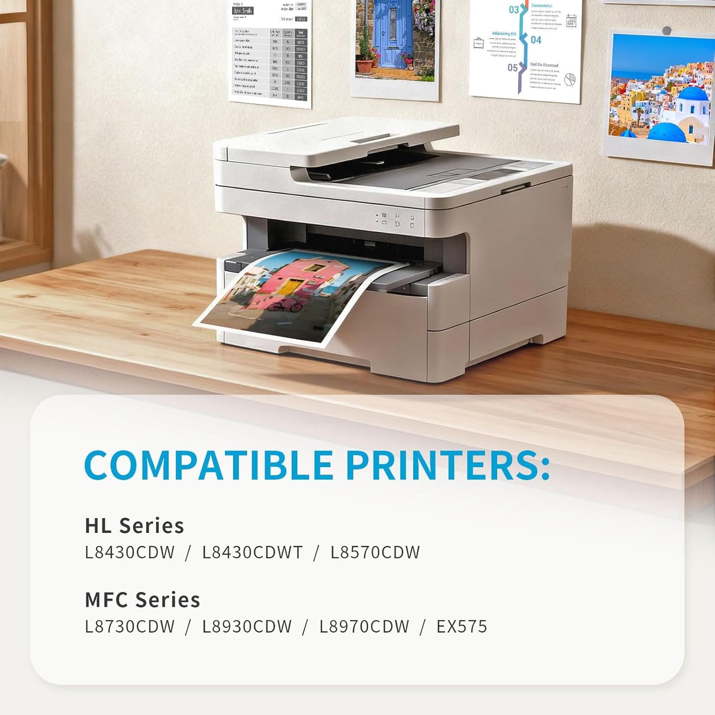 High Yield TN635XL TN635 TN 635XL 635 XL Toner Cartridge Replacement for Brother HL-L8430CDW HL-L8430CDWT HL-L8570CDW MFC-L8730CDW MFC-L8930CDW MFC-L8970CDW MFC-EX575 Printers, 5500 Pages (1 Black) 635XL 1-Pack