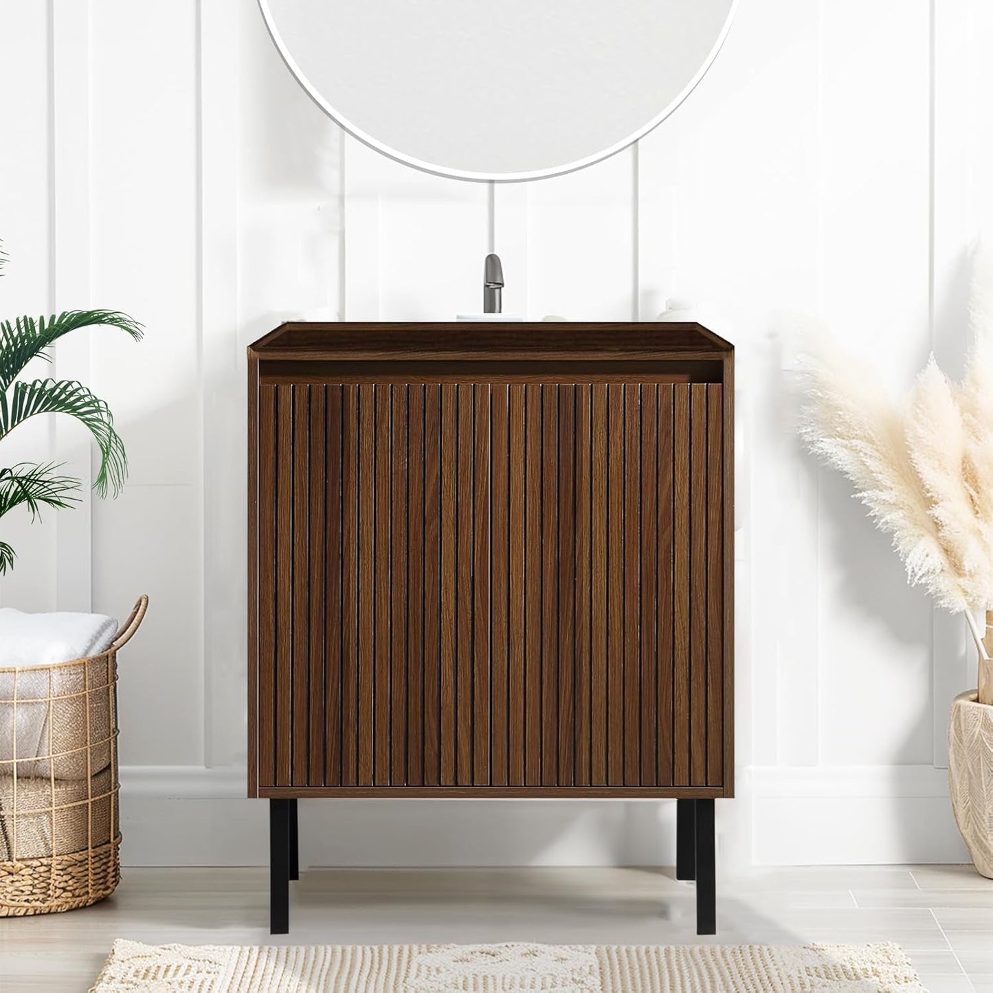 Bathroom Undersink (Color: Walnut)