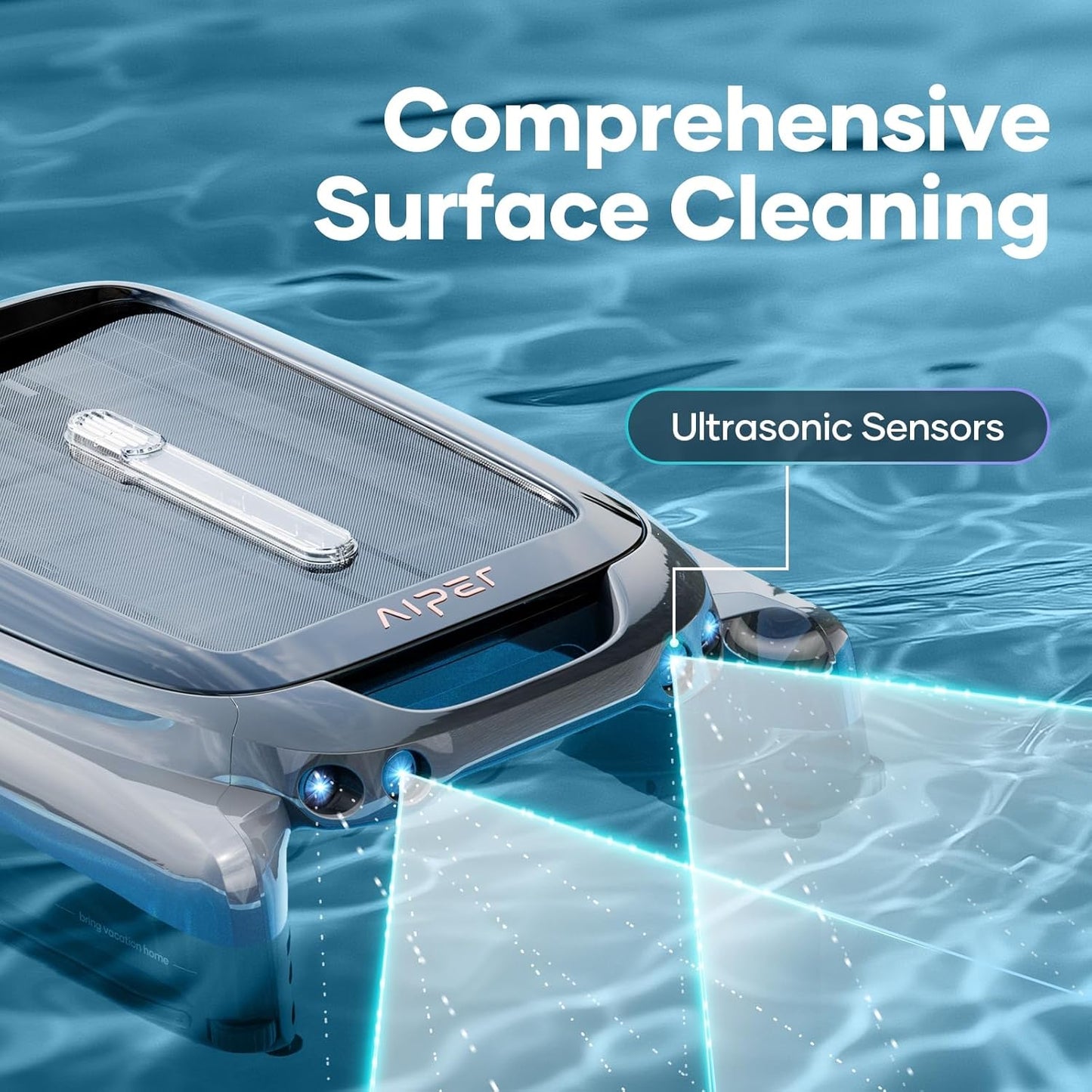 Solar Pool Skimmer Pool Surface Cleaning Robot