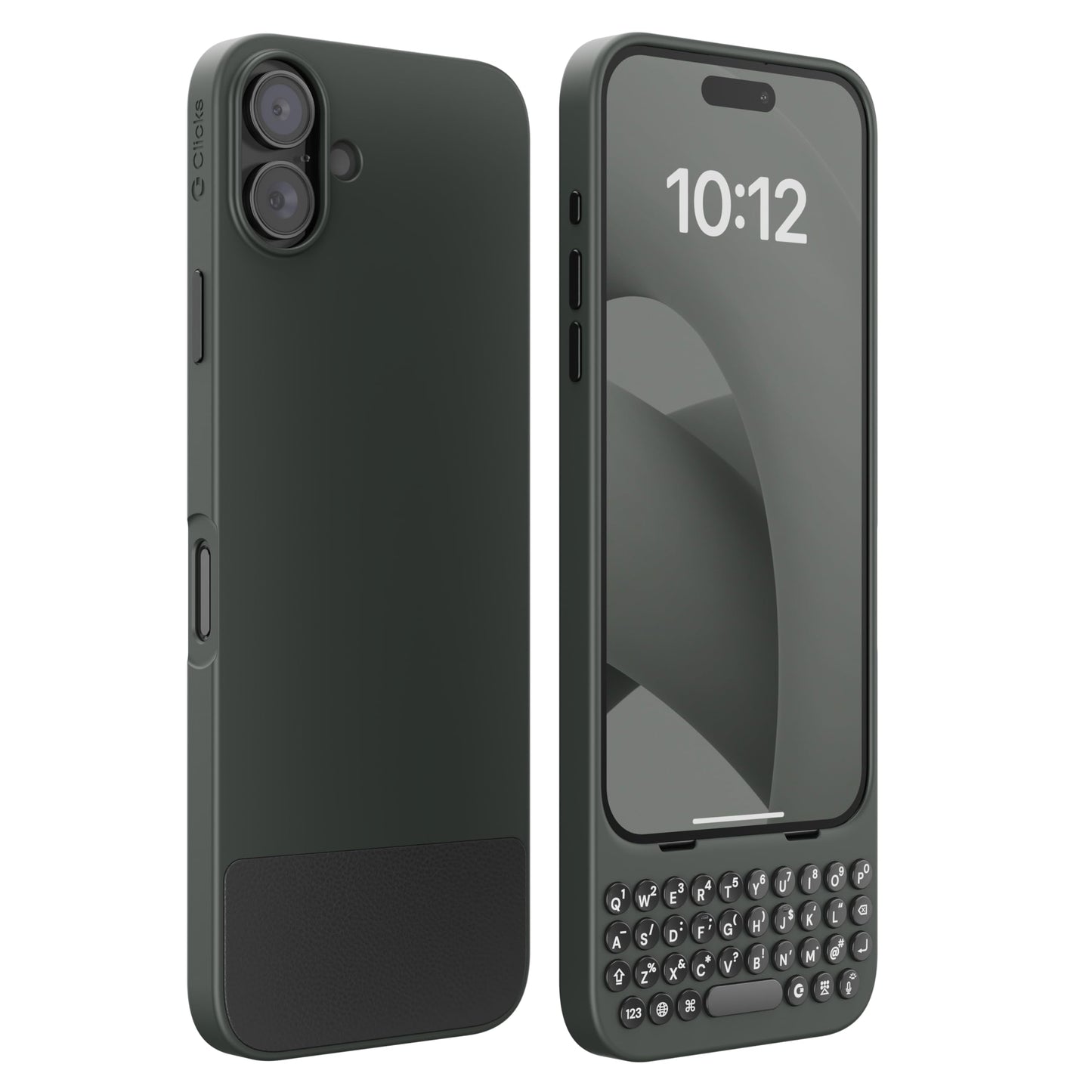 Clicks Keyboard for iPhone 16 Plus – Keyboard Case for Premium Typing Experience – Faster, Accurate Typing, Charge as Normal – Onyx