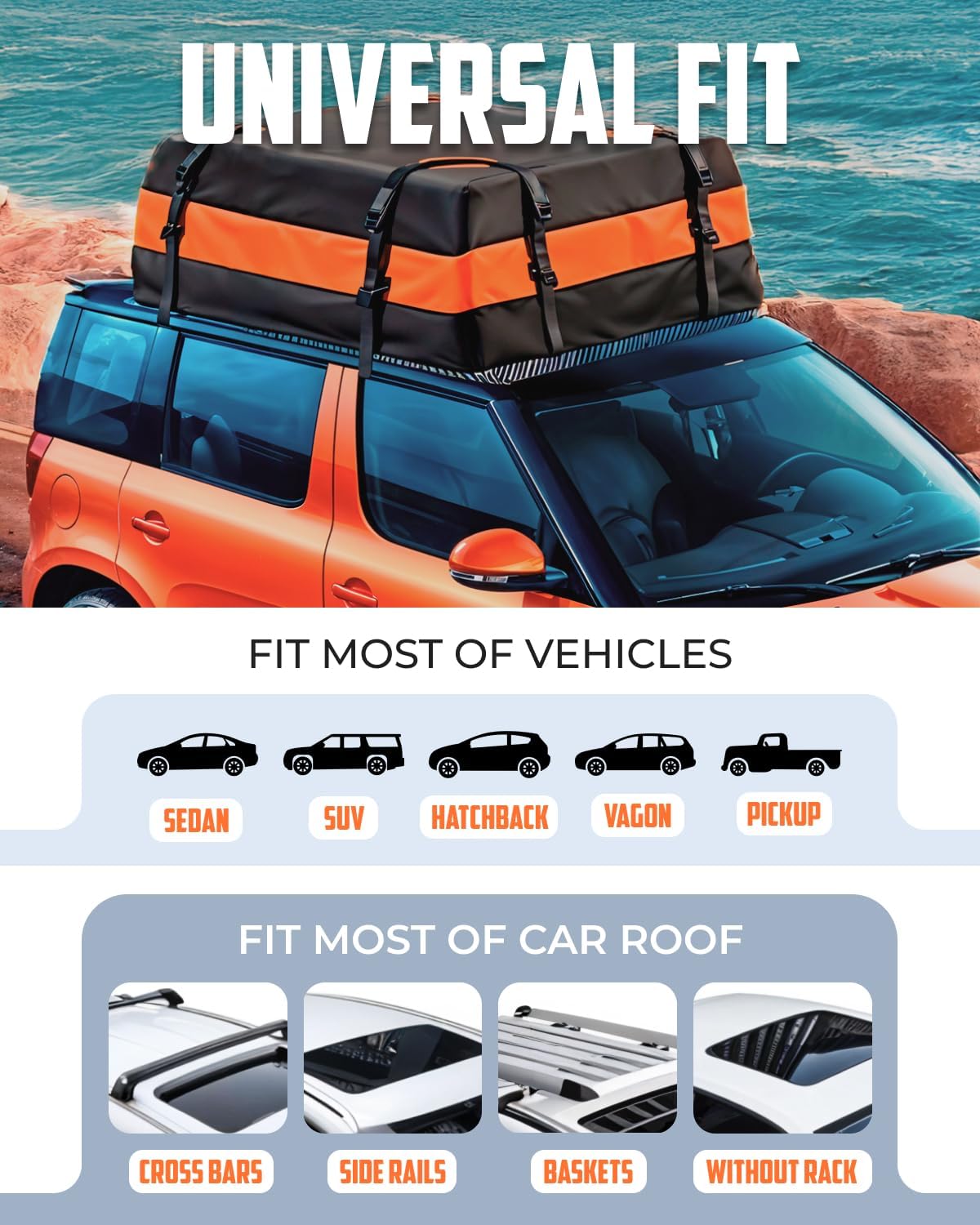 Waterproof Rooftop Cargo Carrier