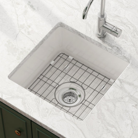 Dual Mount Kitchen Sink, Eridanus 24" x 18.5" Dual Mount Sink 18 Inch Wet Bar Sink, Prep Sink