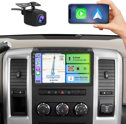 Car Radio Android Auto & CarPlay for Dodge Ram 1500 2500 3500 2009 2010 2011 2012