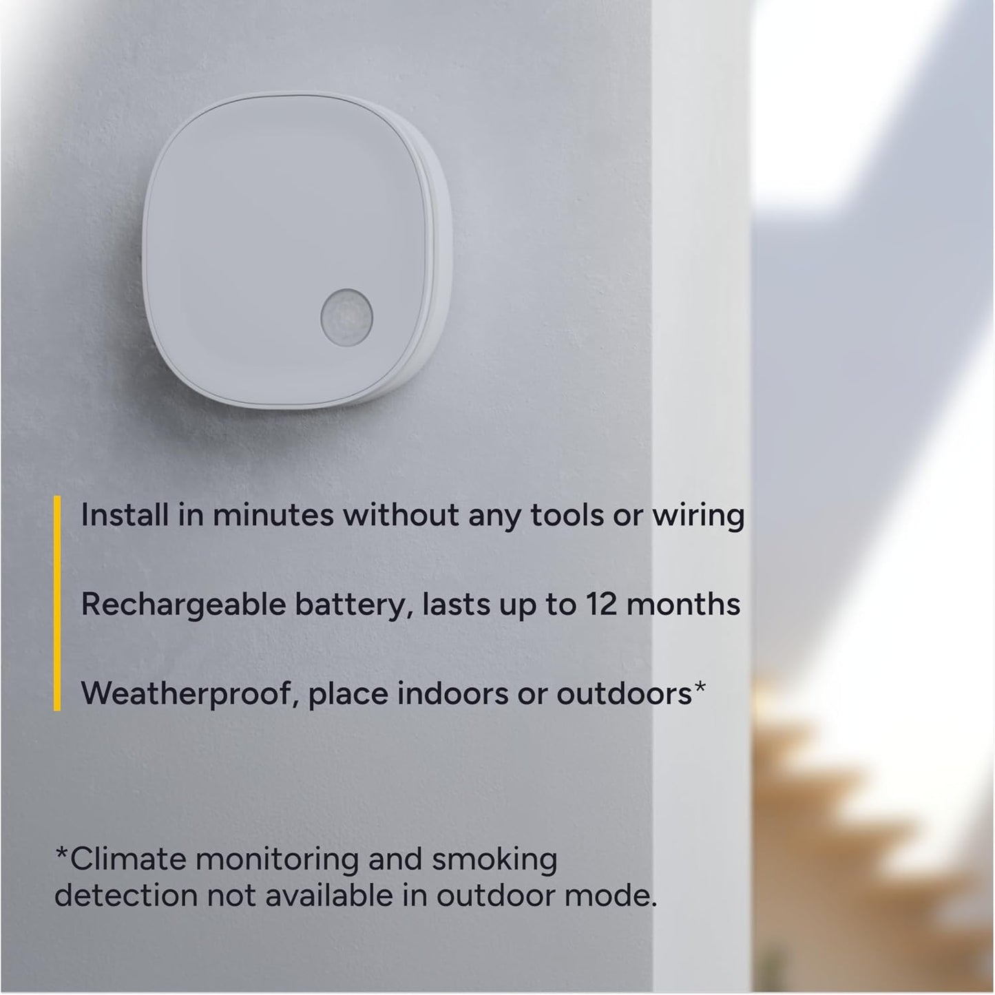 Minut M3 Sensor | Noise, Occupancy & Climate Monitoring in Real Time, for Short Term Rental Hosts | Subscription Required, 12 Months Included