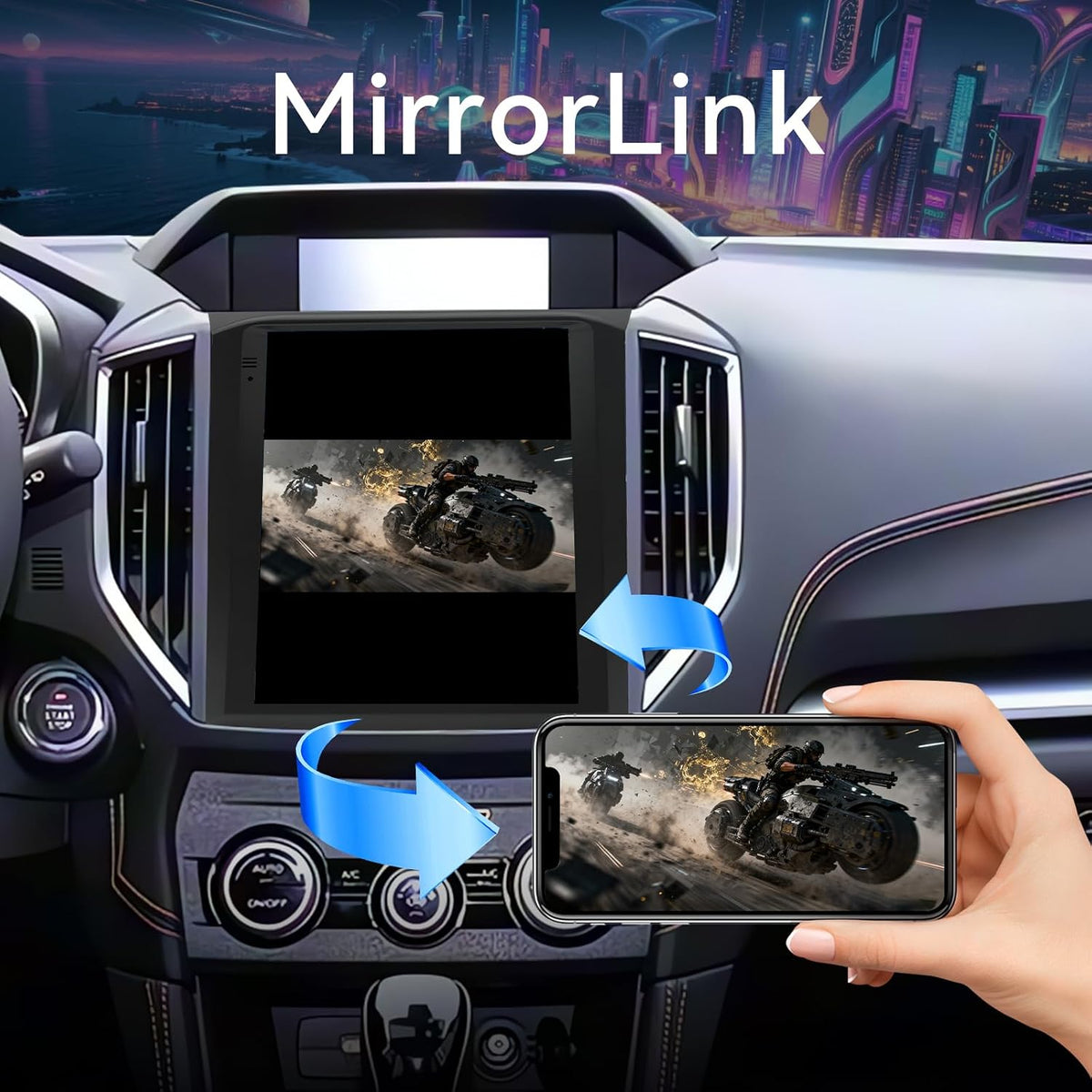 Android 14 Car Stereo Radio Compatible with Subaru Crosstrek XV 2018 2019 2020 2021 Wireless CarPlay & Android Auto AHD Backup Camera Upgrade 9.7" Touch Screen GPS WiFi SWC FM Bluetooth 2+64G