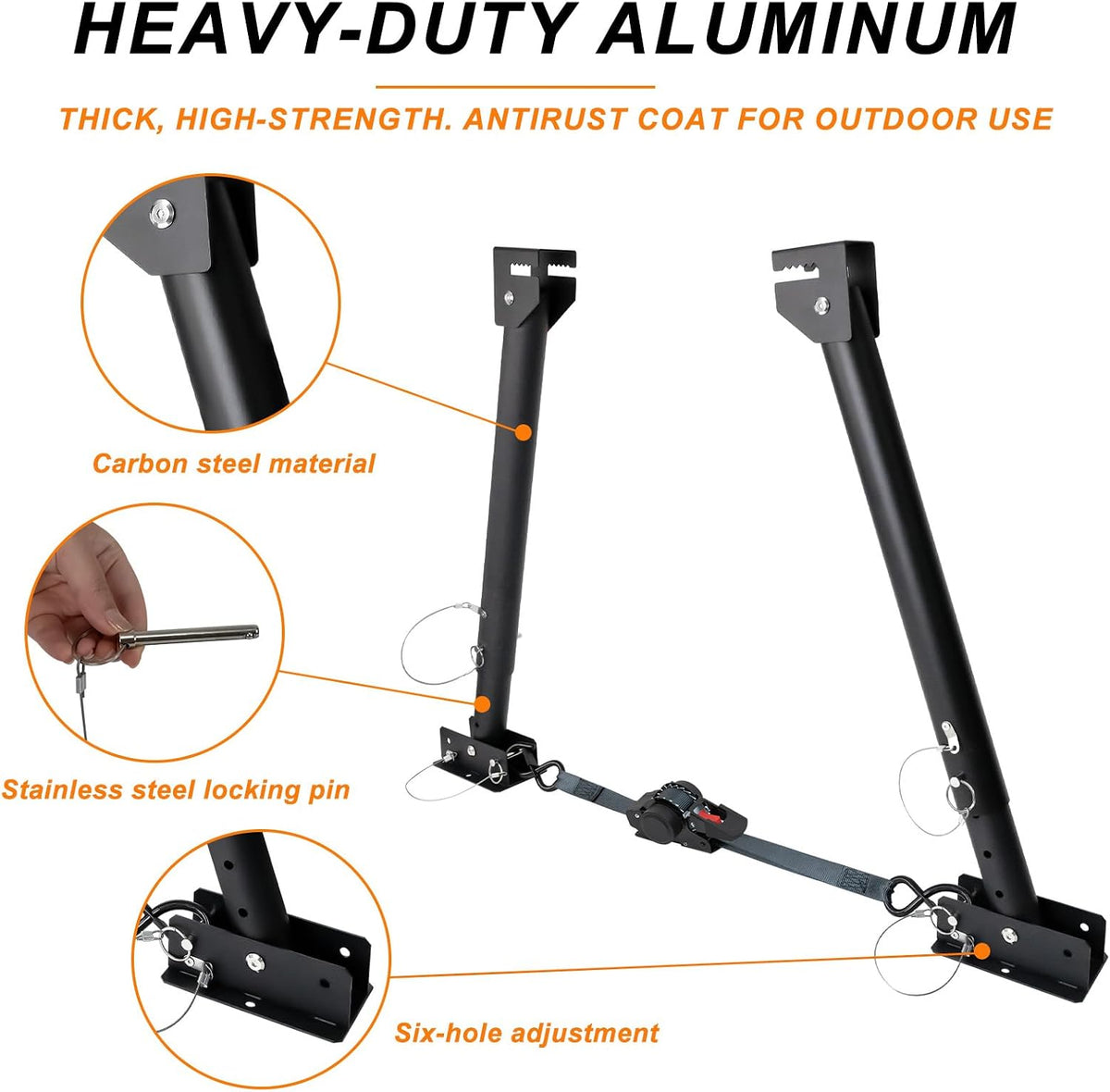 RV I-Beam Stabilizer, Adjustable 24"-40" Anti-Sway Jack