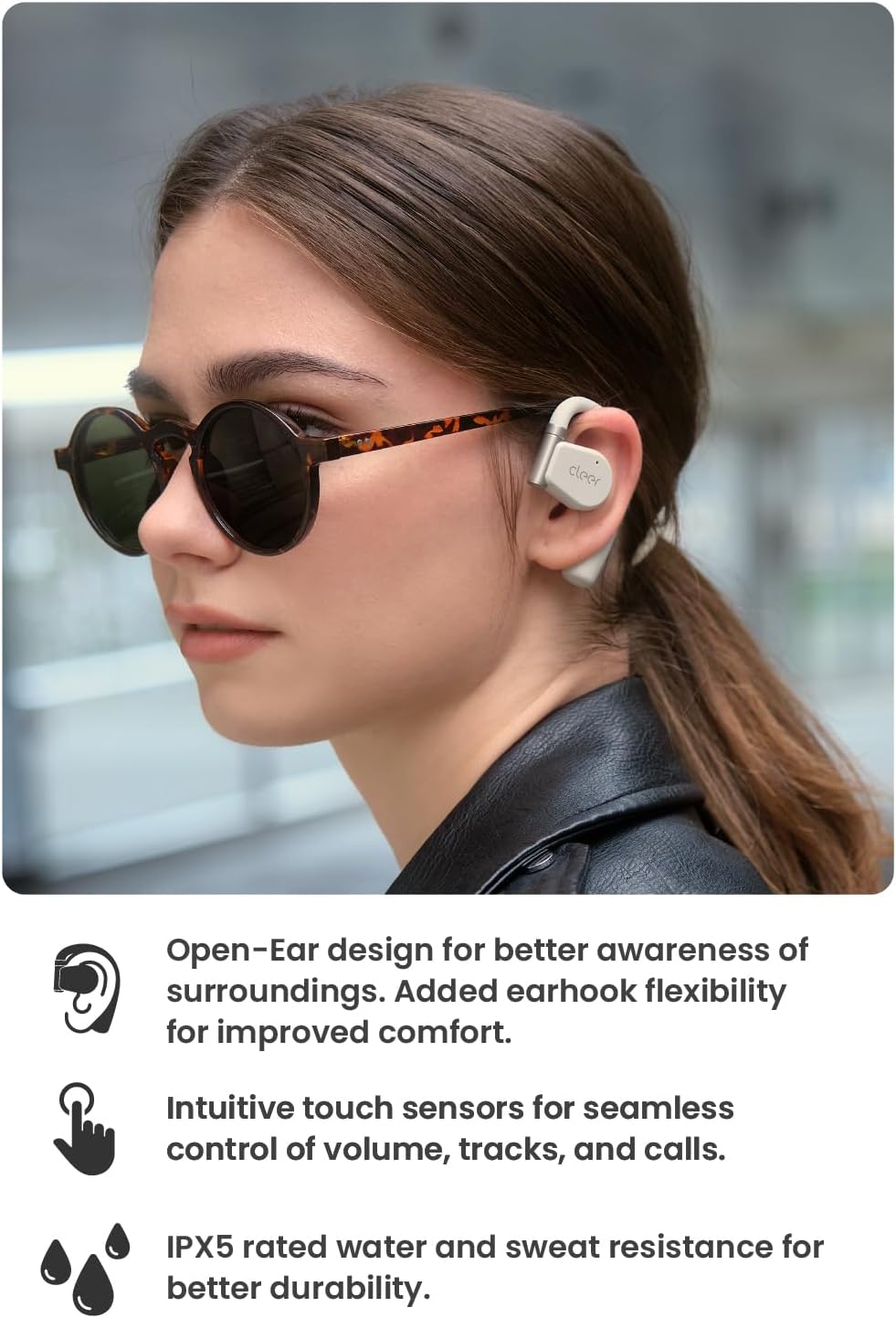 Open-Ear True Wireless Bluetooth Headphones