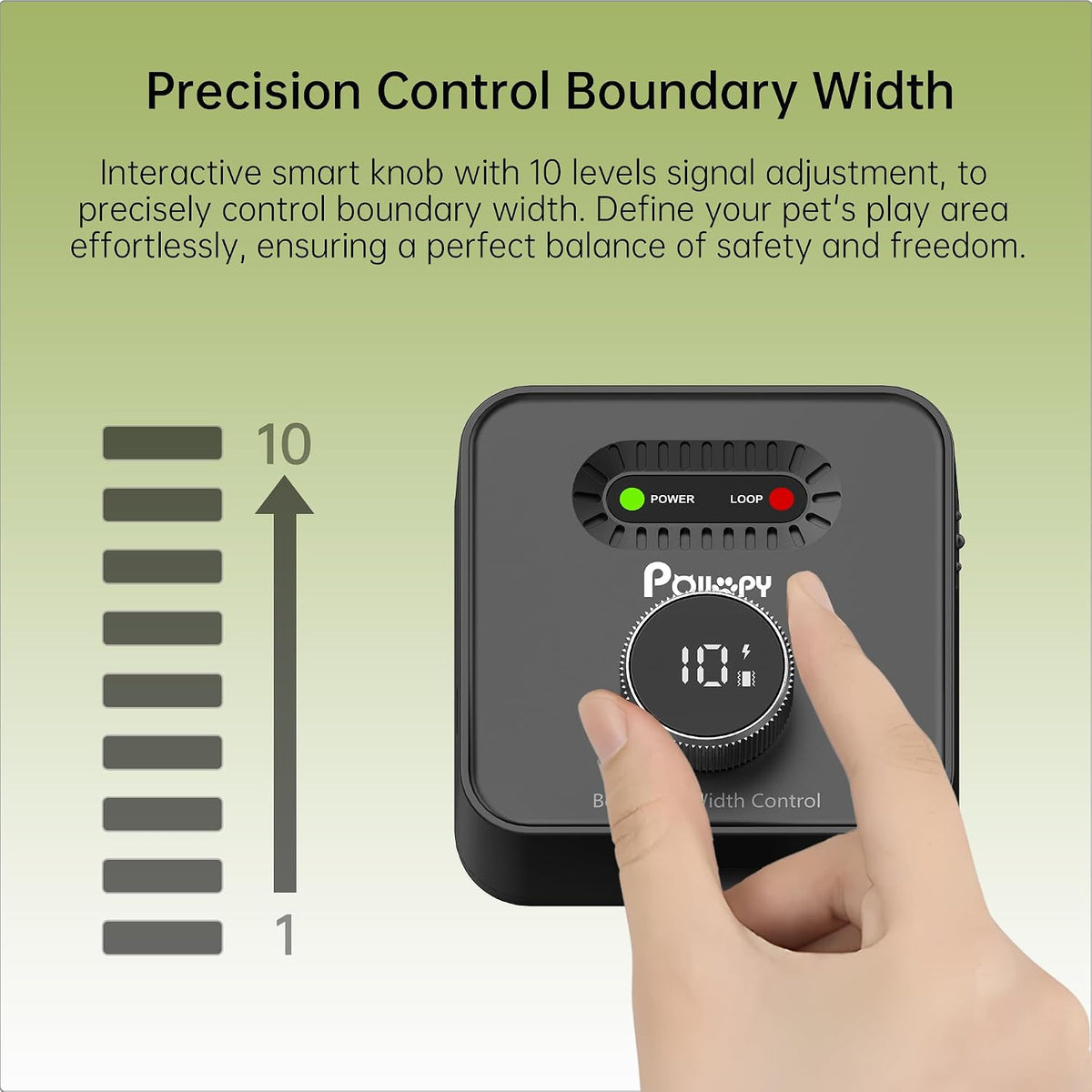In-Ground Dog Fence, Underground Electric Pet Fence Training Collar System 1 Dog Fence Kit