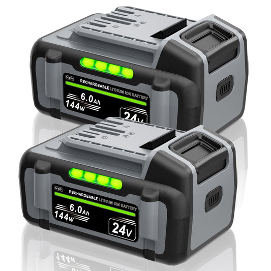 2 Packs FX0331-1 6.0Ah Replacement for Flex 24v Battery FX0221-1 FX0231-1 FX0311-1 FX0321-1 FX0341-1 FX0121-1, Compatible with Flex 24 Volt Power Tools & Chargers FX0421 FX0411 FX0431 FX0451 FX0411-1C
