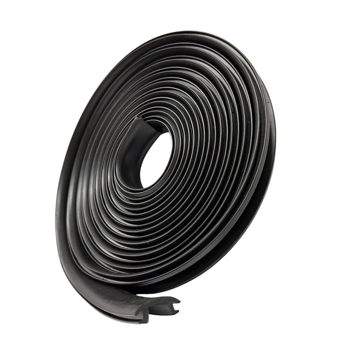50 ft Boat Rub Rail Insert, 1-3/16" Black Marine PVC Bumper for Boats Kayaks