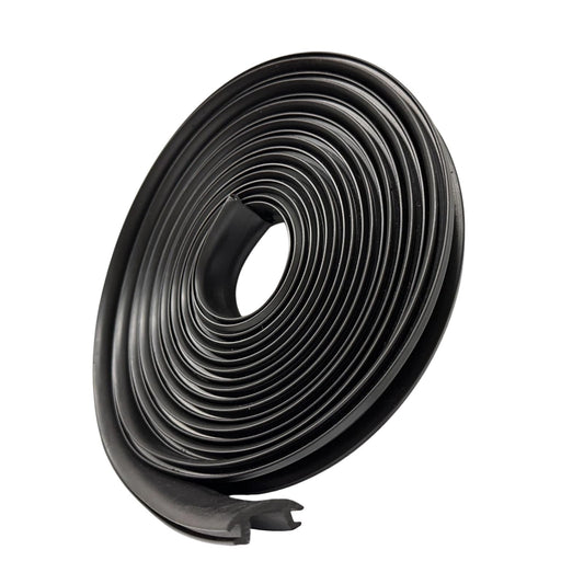 50 ft Boat Rub Rail Insert, 1-3/16" Black Marine PVC Bumper for Boats Kayaks