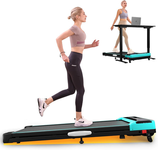 ACTFLAME Walking Pad Treadmill with Incline, Under Desk Treadmills, Portable Treadmill for Home Office, Walking Pad 4 in 1 Treadmill for Walking