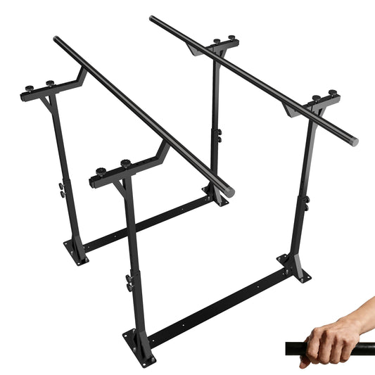 MR Parallel Bars for Physical Therapy 6Ft, Adjustable Standing Assist Bar for Daily Mobility Support, Walking Assist bar with Non-Slip Base for Safe Rehabilitation & Walking Balance Improvement