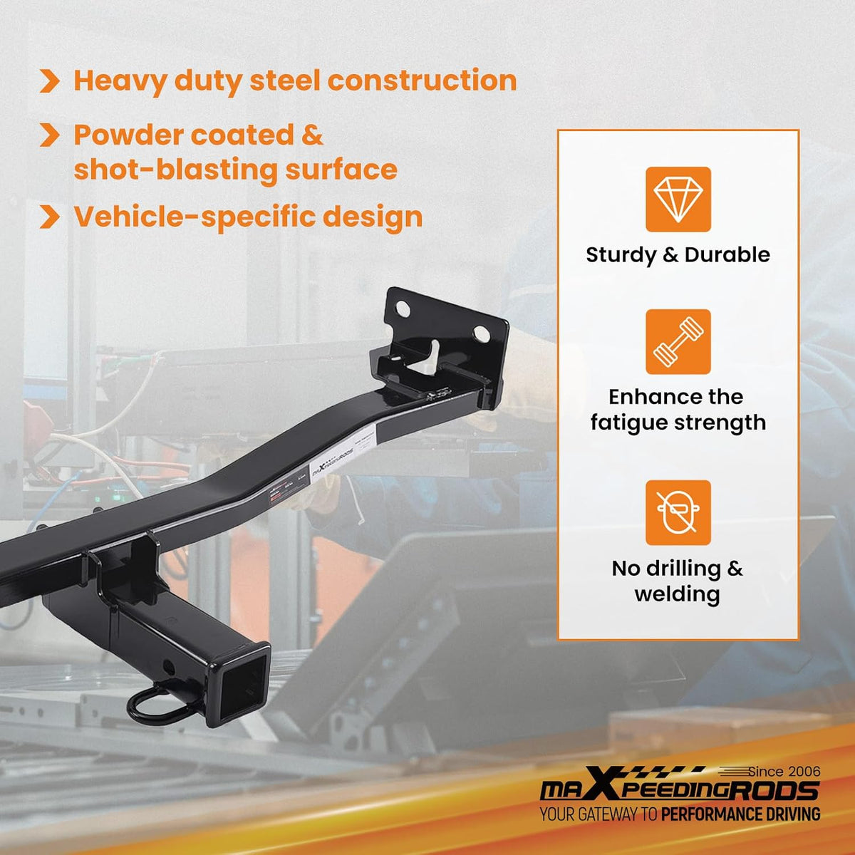 maXpeedingrods Trailer Hitch for Hyundai Tucson/Kia Sportage 2022-2026