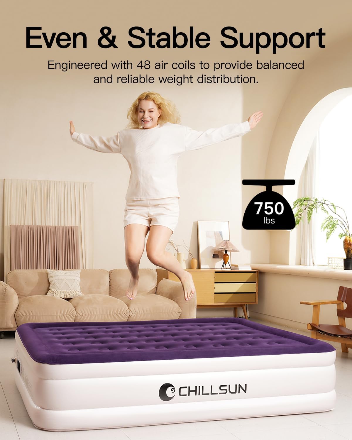 King Air Mattress with Built in Pump