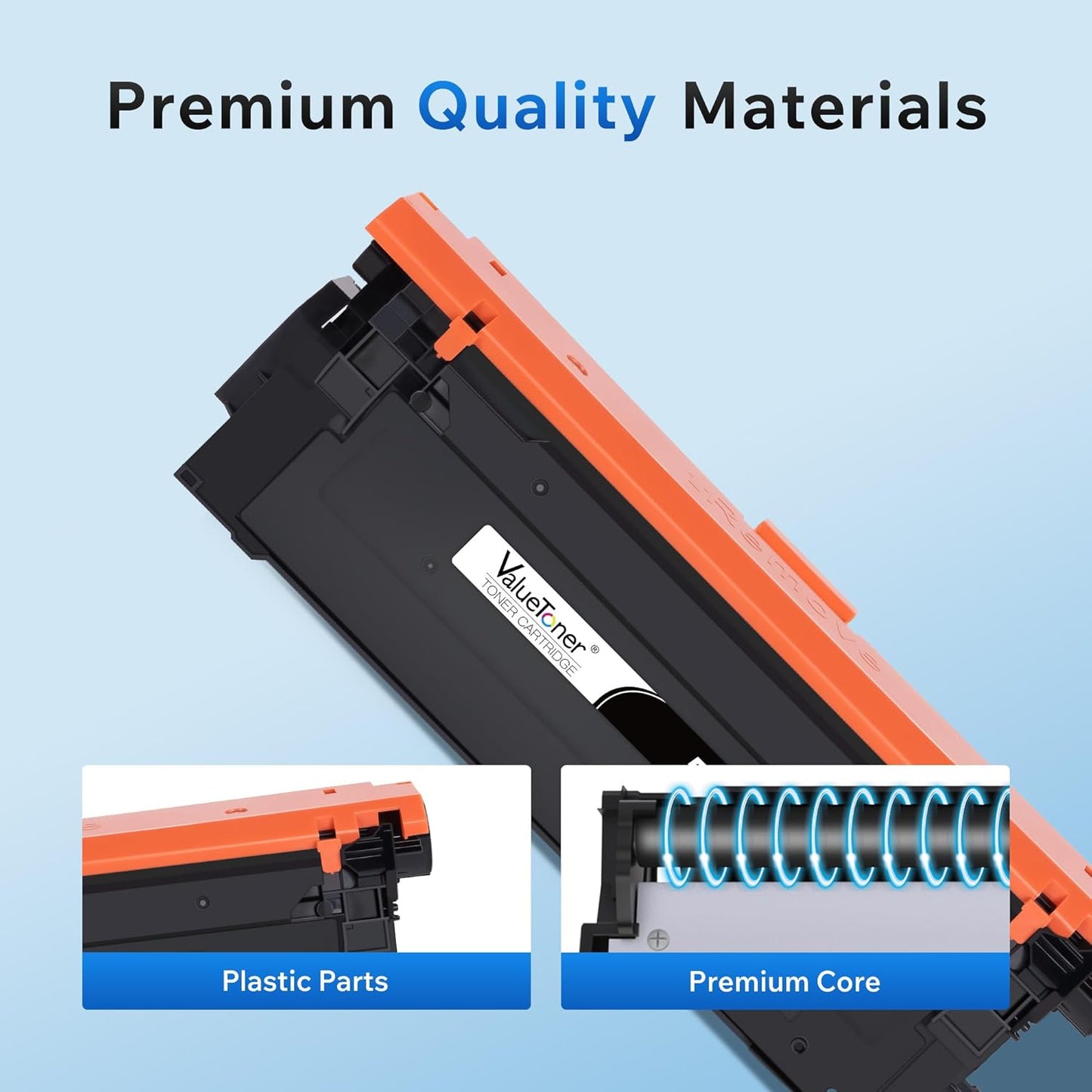 4 Pack Replacement for HP 508A Toner Cartridge CF360A CF361A CF362A CF363A High Yield Work for HP Color LaserJet M552 M552dn M553 M553n M553dn M553x M557 M577c M577z M577f M577dn(4 Pack)