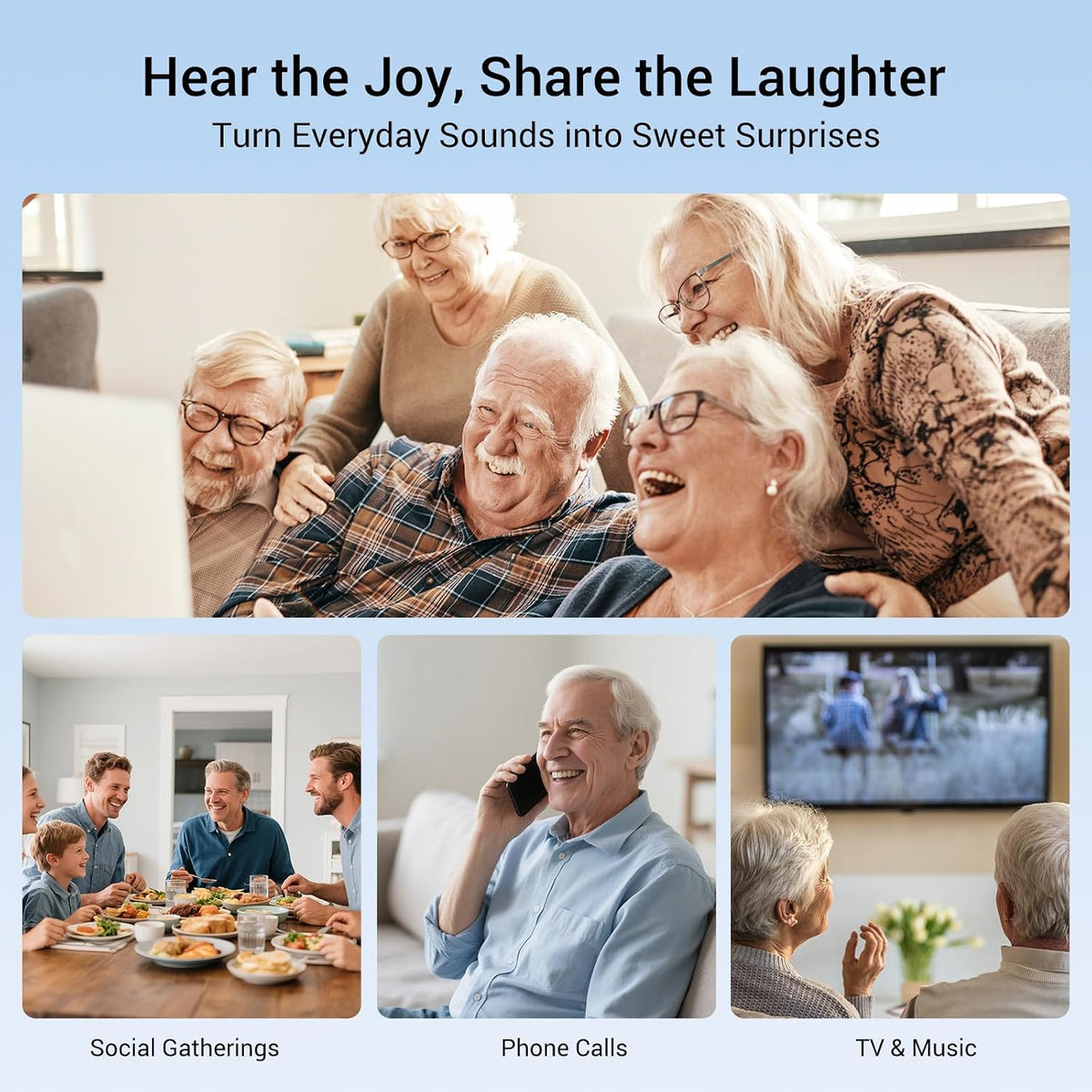 Saban Rechargeable OTC Digital Hearing Aid with Noise Cancellation