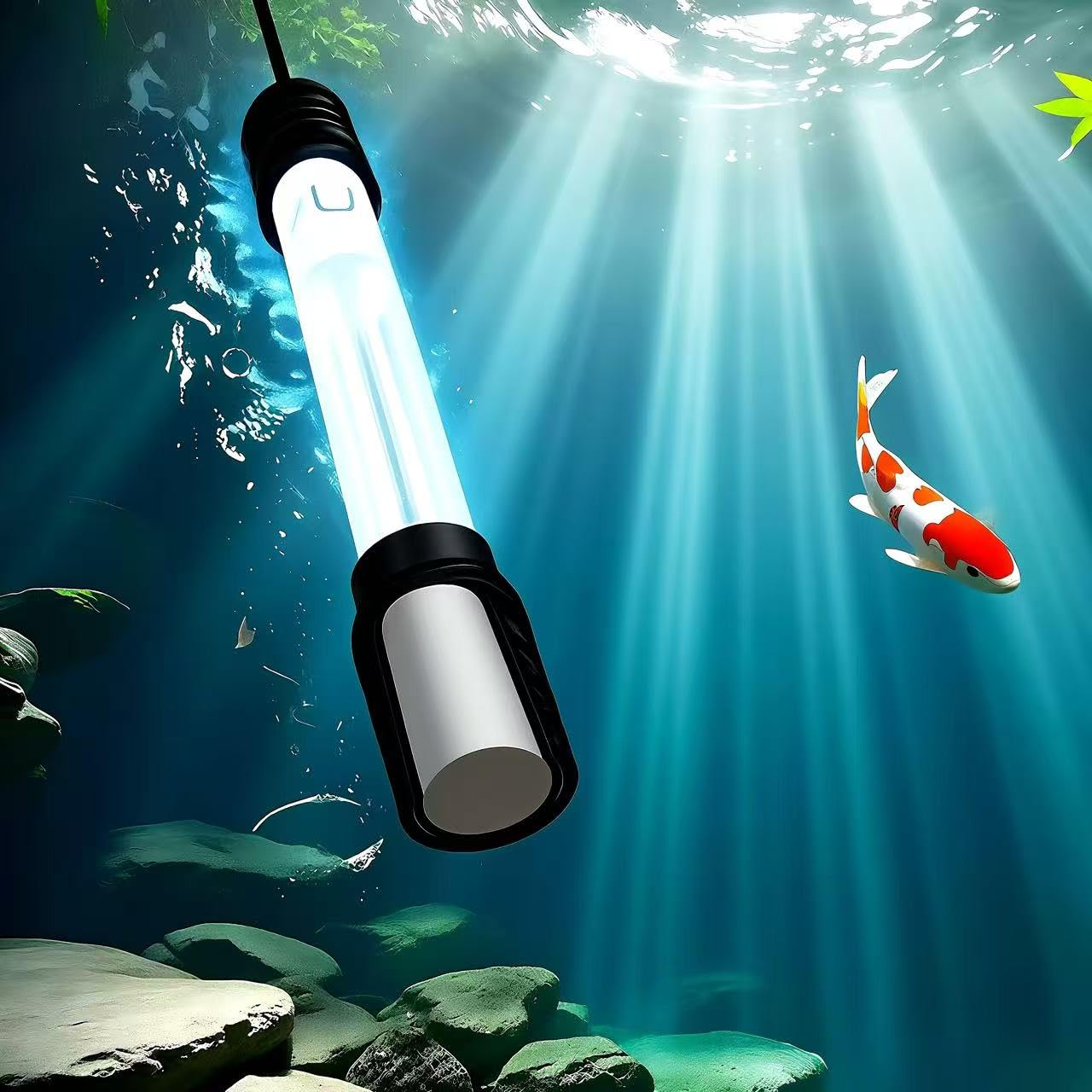 55W Pond UV Light for Fish Tank for 2000-5000 Gallon