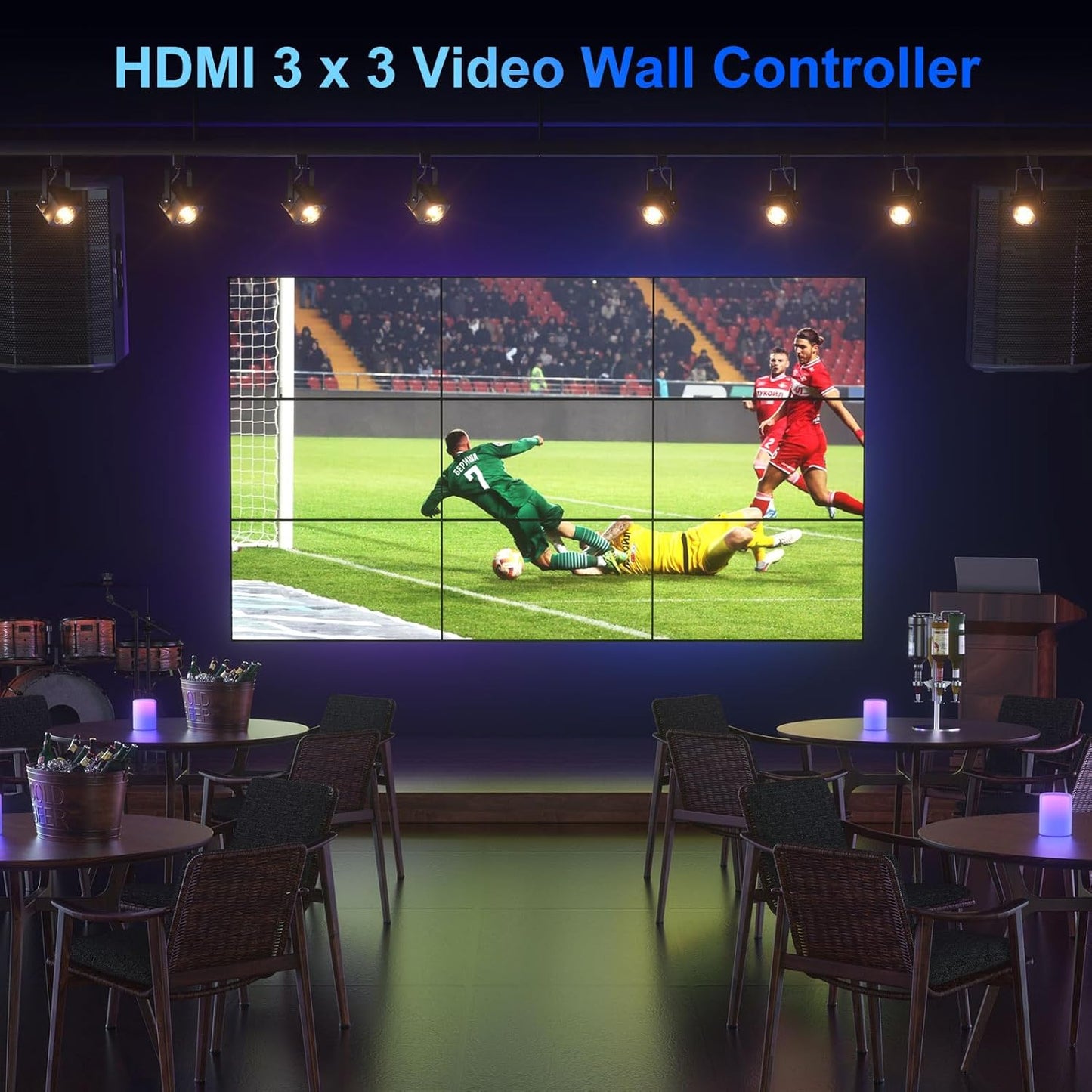 Video Wall Controller 3x3 4K