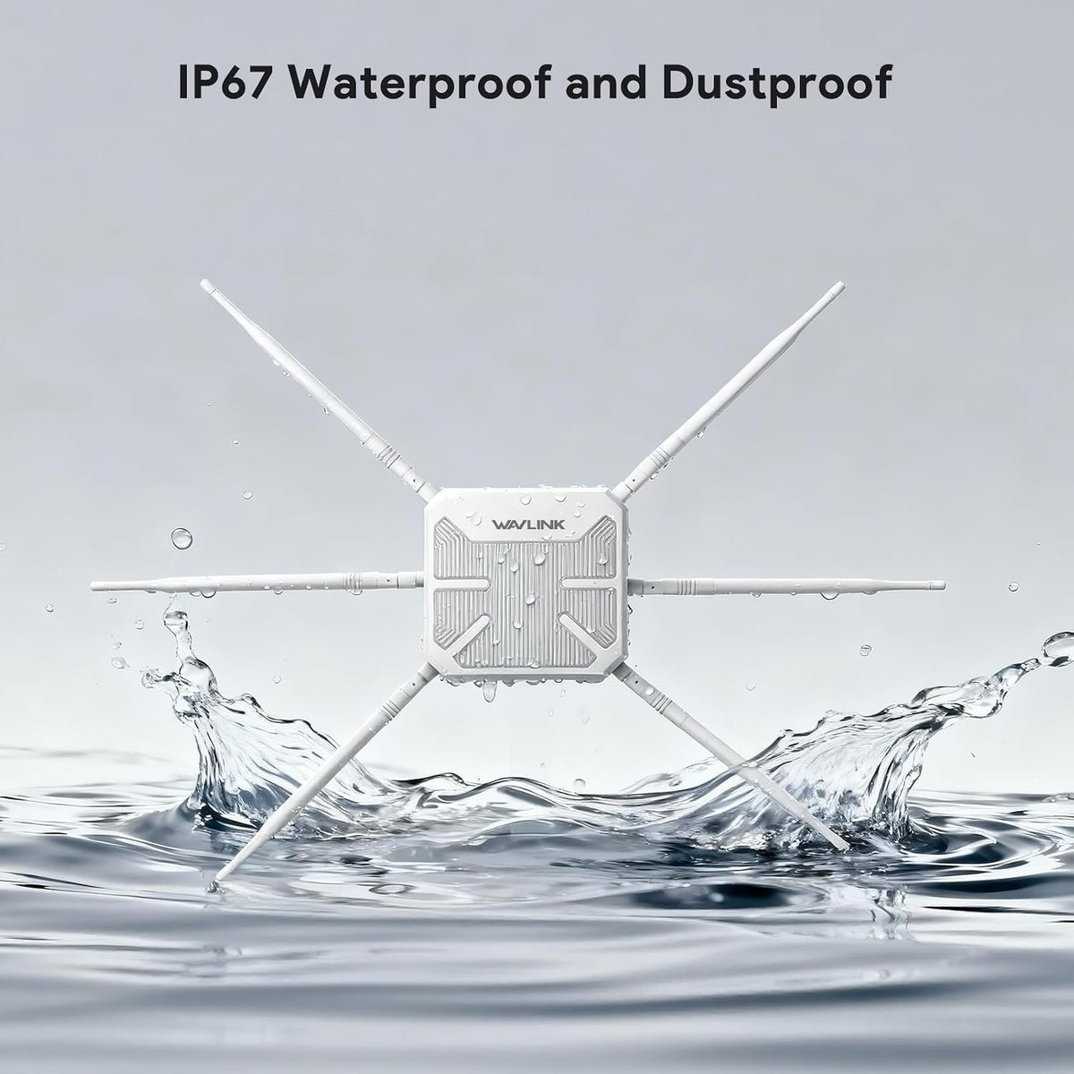 WAVLINK AX3000 Outdoor WiFi 6 Extender, Long Range WiFi Repeater, Starlink
