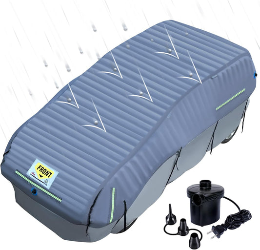 Heavy-Duty Hail Car Cover with Thickened Airtight PVC Inner Protector for Sedans