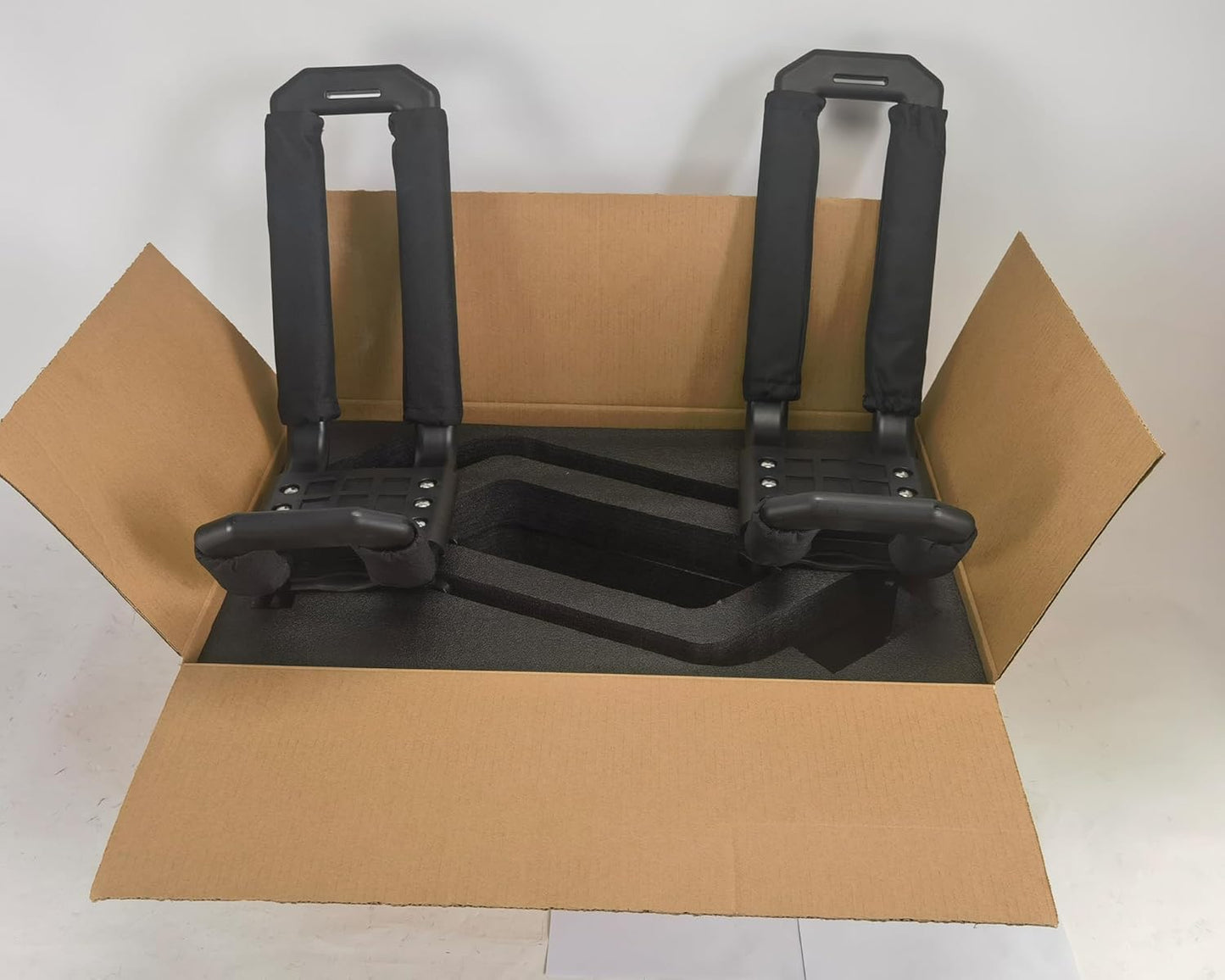 Kayak Roof Rack - Low Noise Elliptical Aluminum, Universal for Cars/SUVs. Holds Kayaks, Canoes, SUPs (100Lb Cap)