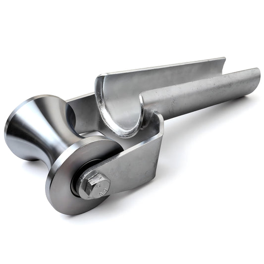 4-Inch Stainless Steel Cable Puller Sheave, Cable Feeding Sheave,Allowing The Cable Being Fed Into The Conduit to Smoothly Roll Over The Sheave,Heavy Duty Steel Pulleys for Large Scale