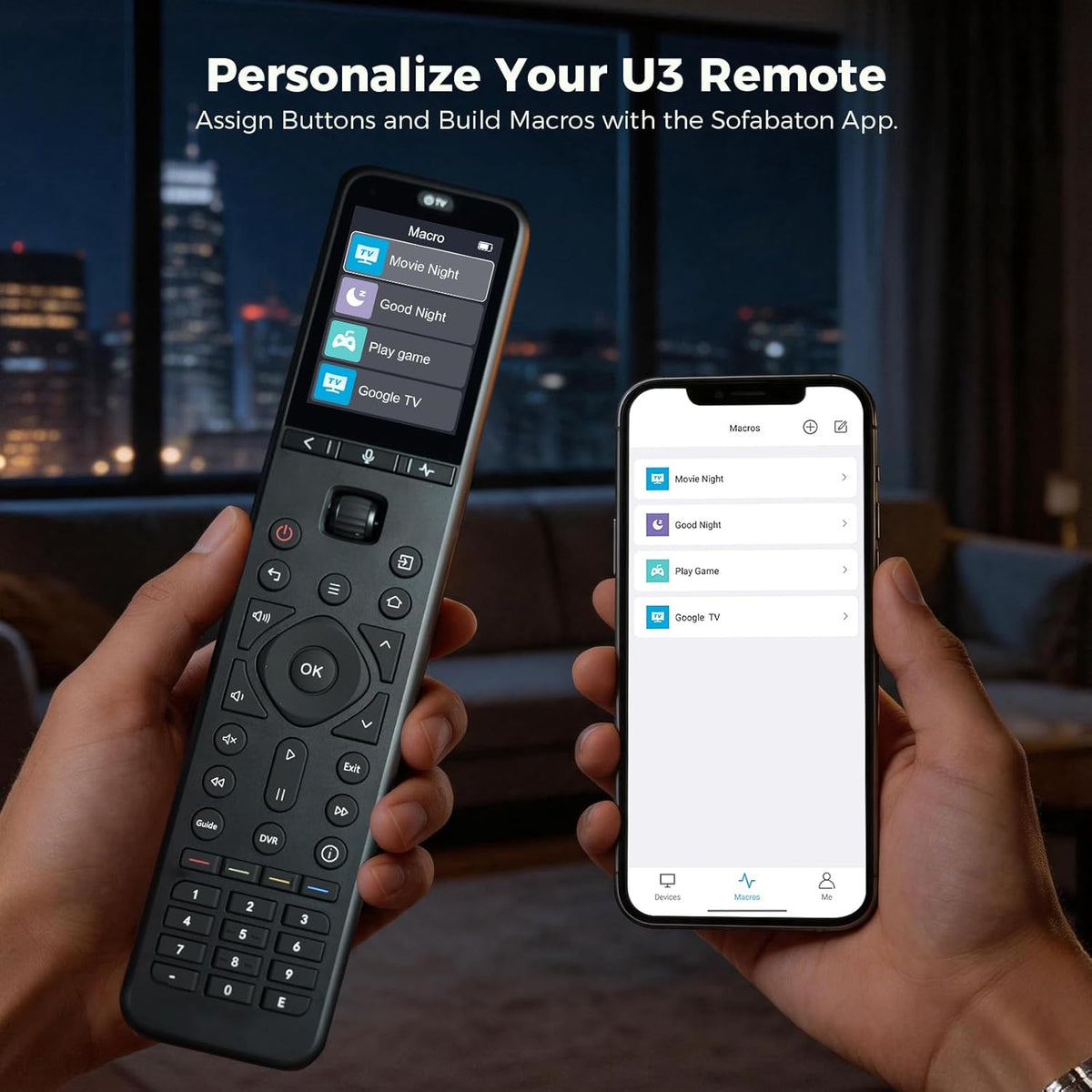 SofaBaton U3 Universal Remote Control,Smart Remote with Global Macros