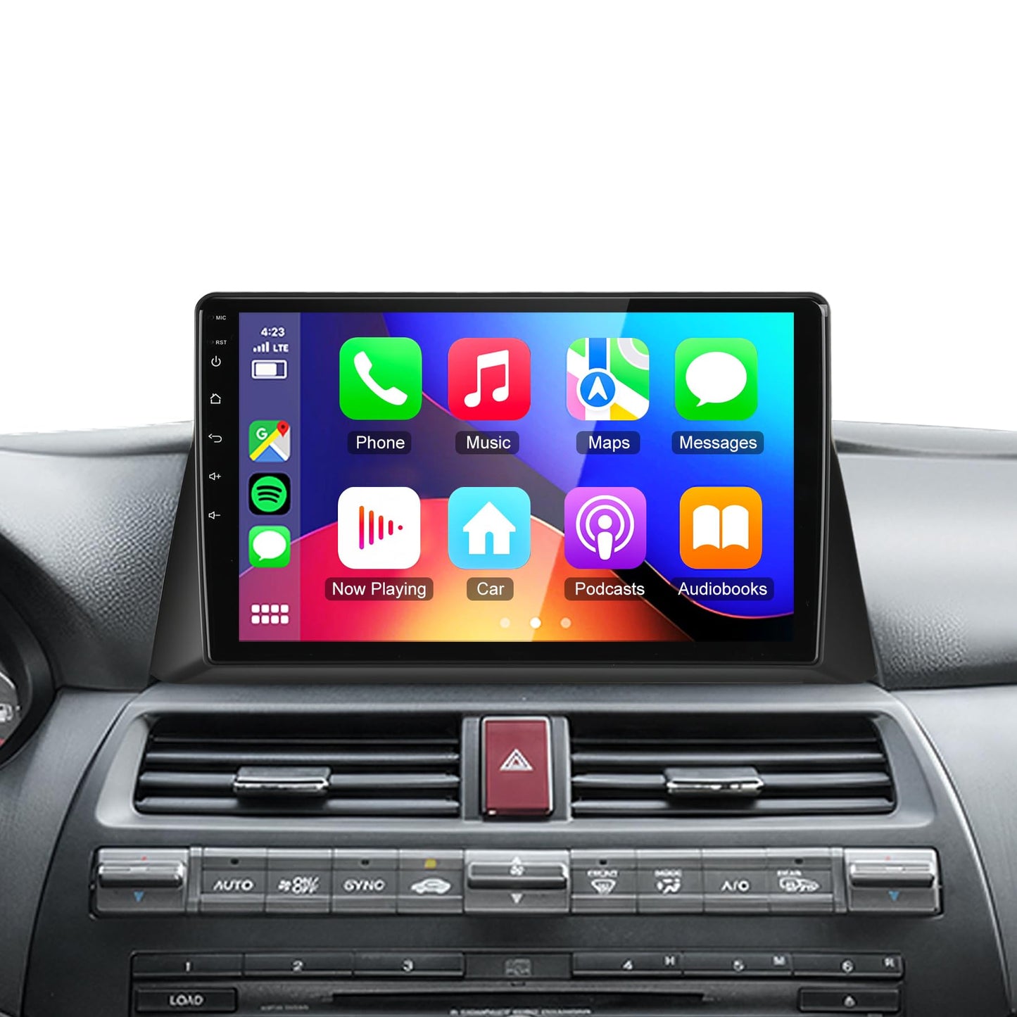 10-Inch Android 15 Radio for Honda Accord 2008–2013, Wireless CarPlay & Android Auto, IPS HD Touchscreen Stereo, Bluetooth 5.0, Wi‑Fi GPS Navigation, 2GB RAM 32GB ROM, AM/FM/RDS, SWC Headunit