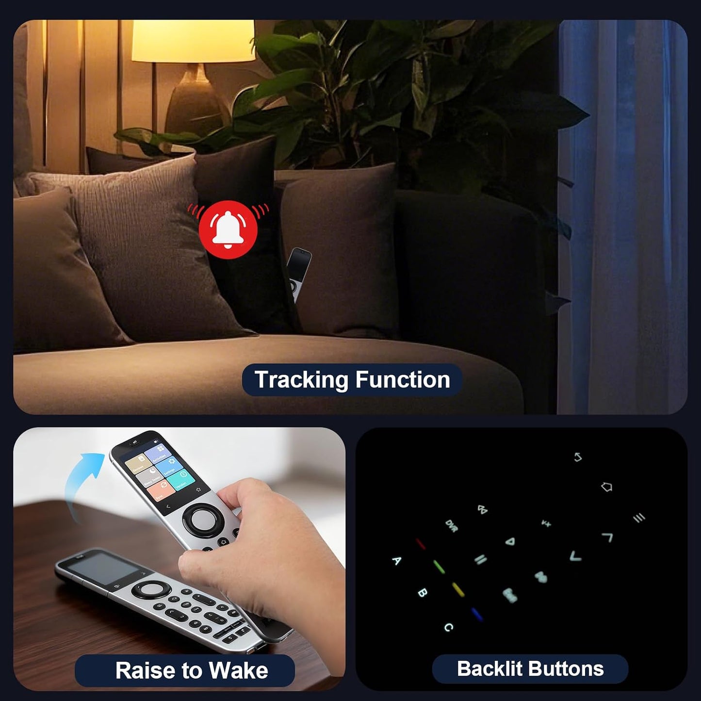 SofaBaton X2 Universal Remote Control with Touch Screen (Only Remote | All in One Smart Universal Remote Control, Control Up to 60 IR/Bluetooth/WiFi/RF Devices