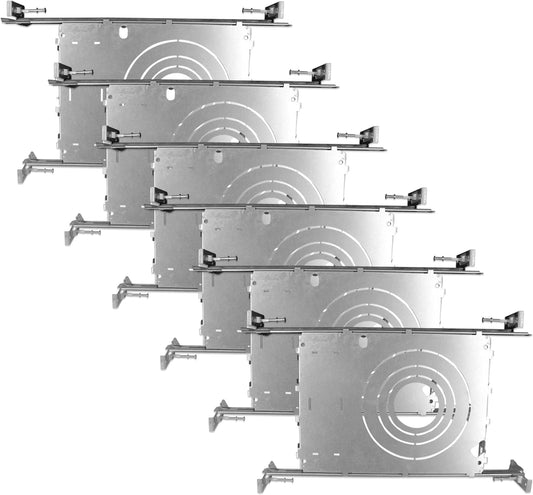 OHLECTRIC New Construction Mounting Plate| 2- 3- 3.5- 4 Inch LED Recessed Lighting Kits| Extendable Hanger Bars, ETL Listed |Perfect for Ceilings