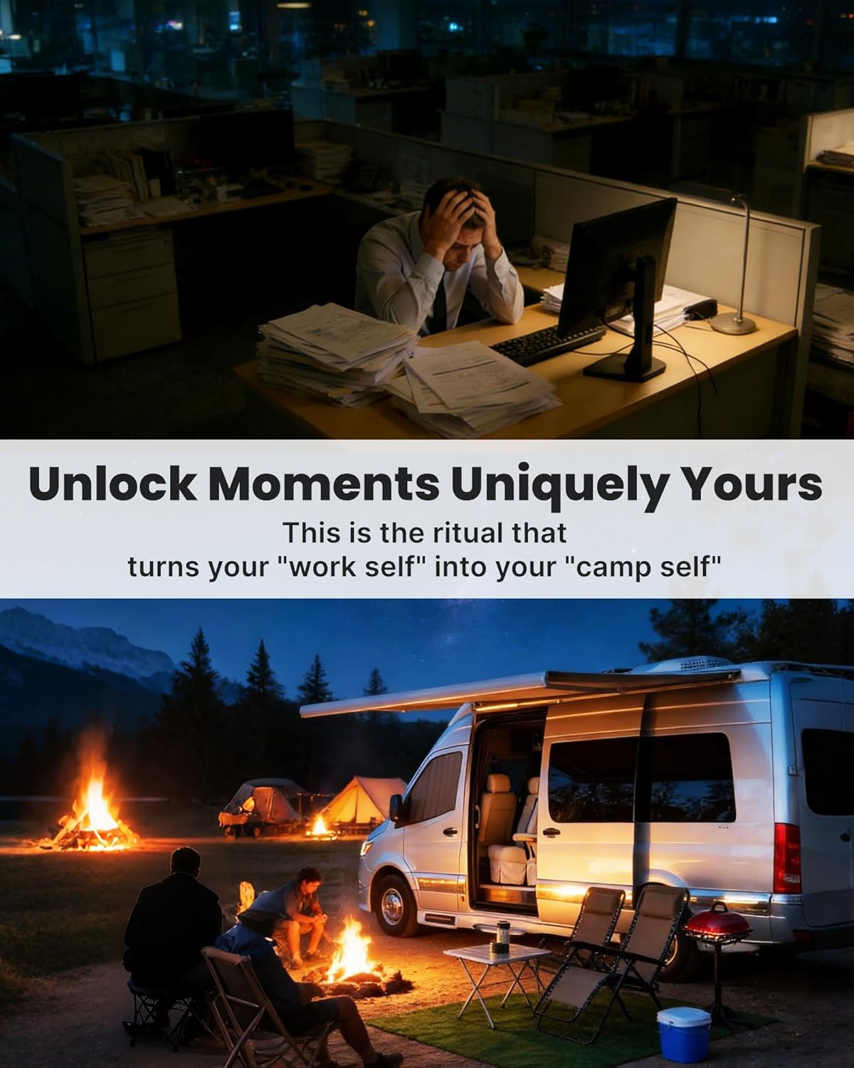 MELIPRON Magnetic Van Window Covers Fit for Mercedes Benz Sprinter NCV3 2007-2018, Blackout Privacy & Thermal Insulation Side Shades for Van Life & Camping, Custom Fit, Easy Install, Gray (Pair)