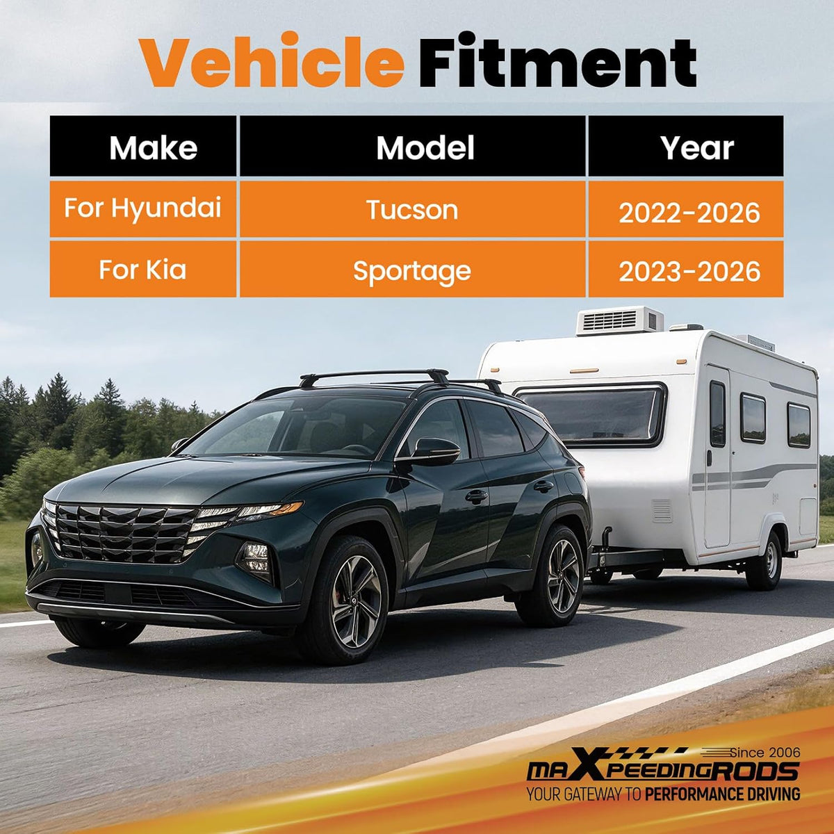 maXpeedingrods Trailer Hitch for Hyundai Tucson/Kia Sportage 2022-2026