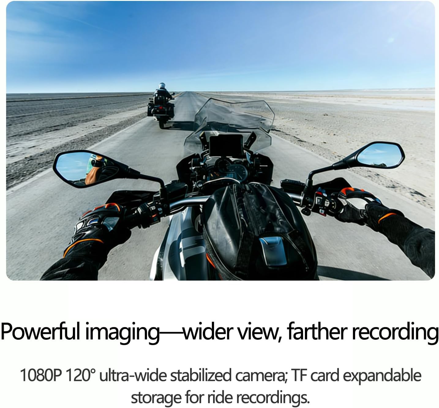 AlienRider M11 Motorcycle Dash Cam with High-Definition Image Stabilization (M11-USB)