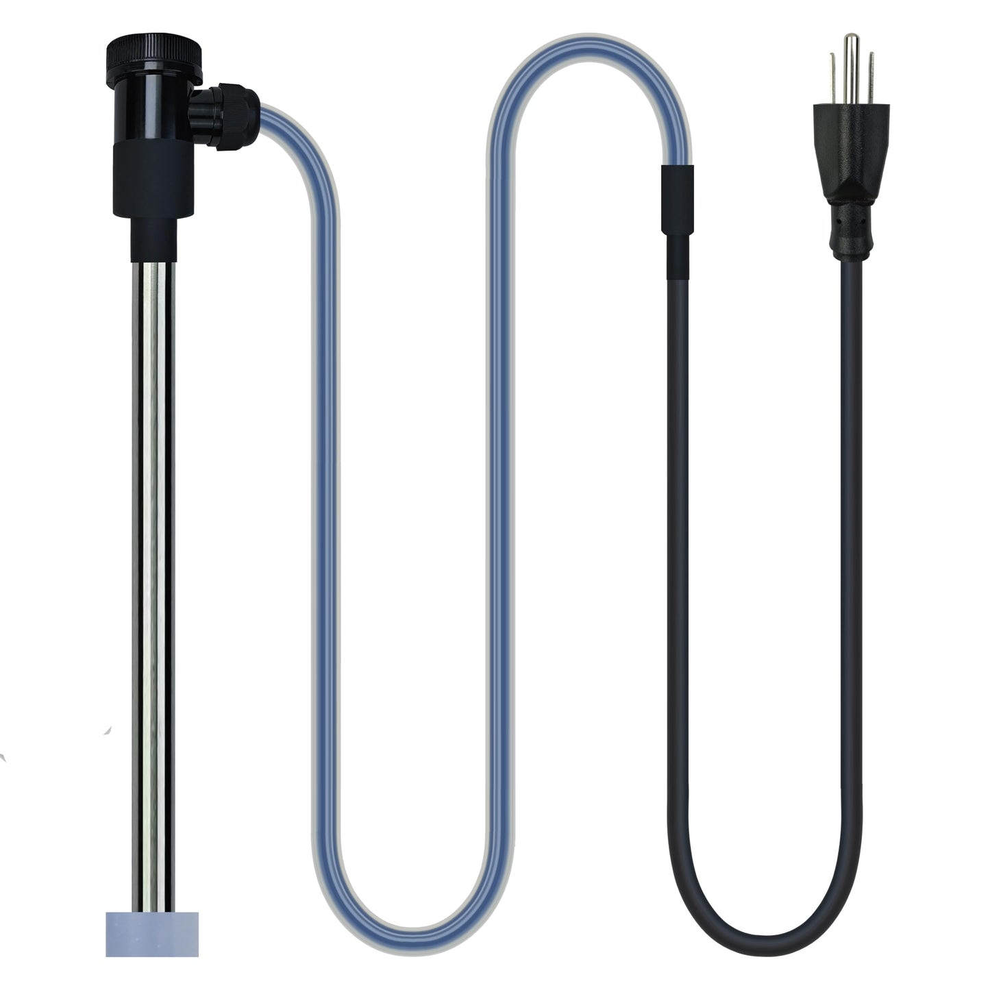 1000W Titanium Submersible Hot Tub Portable Electric Immersion Water Heater for Bathtubs, Buckets, Baptism Pool, Inflatable Pool, Baptistry & Sap tub