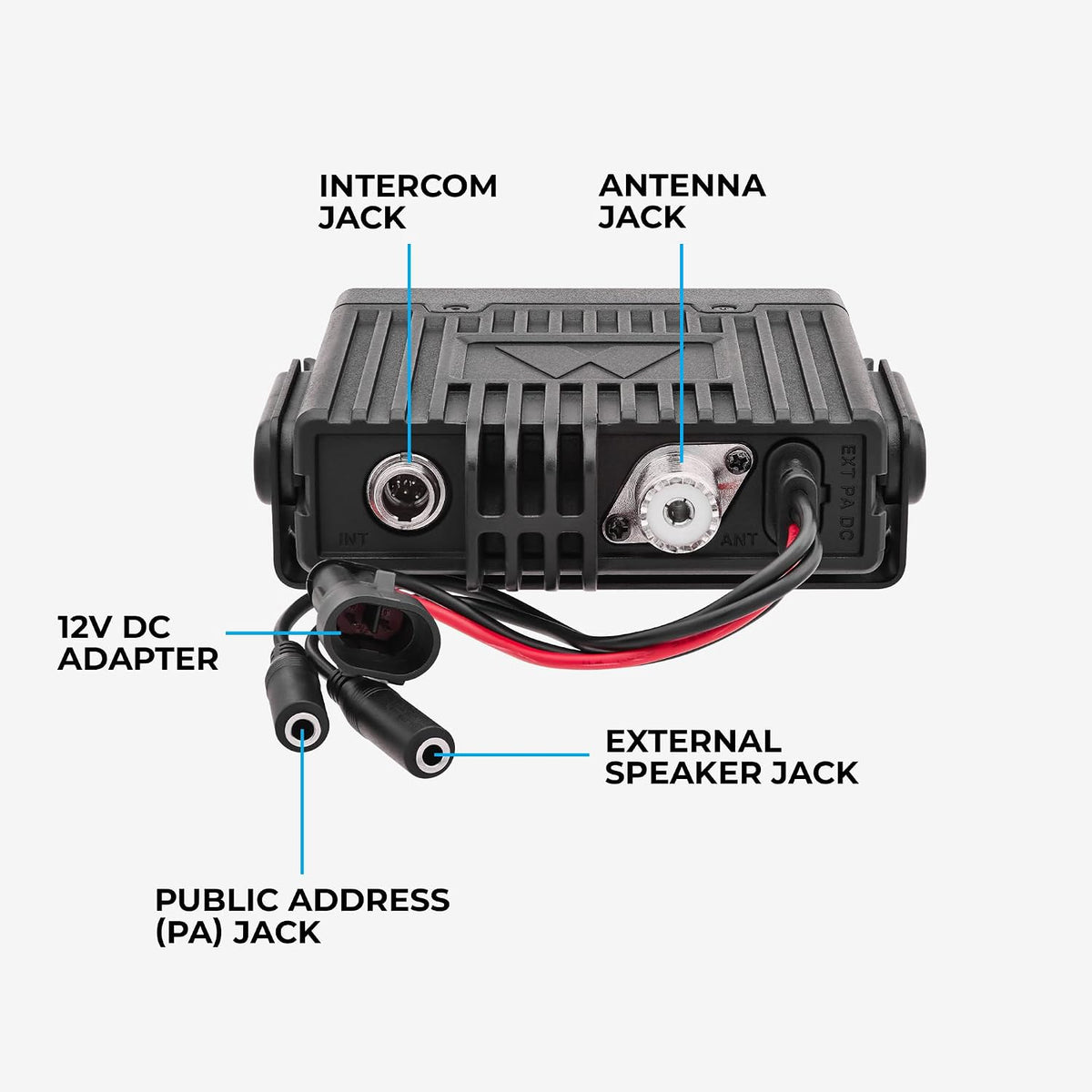 Midland MXT295 15W MicroMobile GMRS Two-Way Radio with Bluetooth Mic